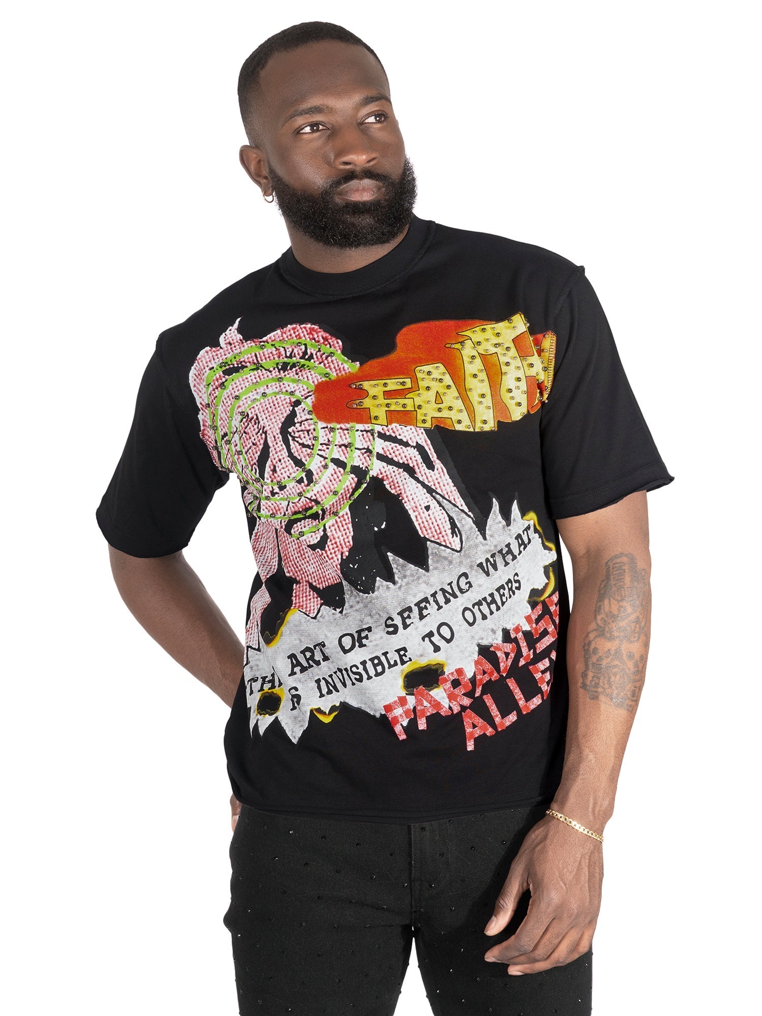 Makobi T-Shirt - F172 Walk By Faith Box - Black