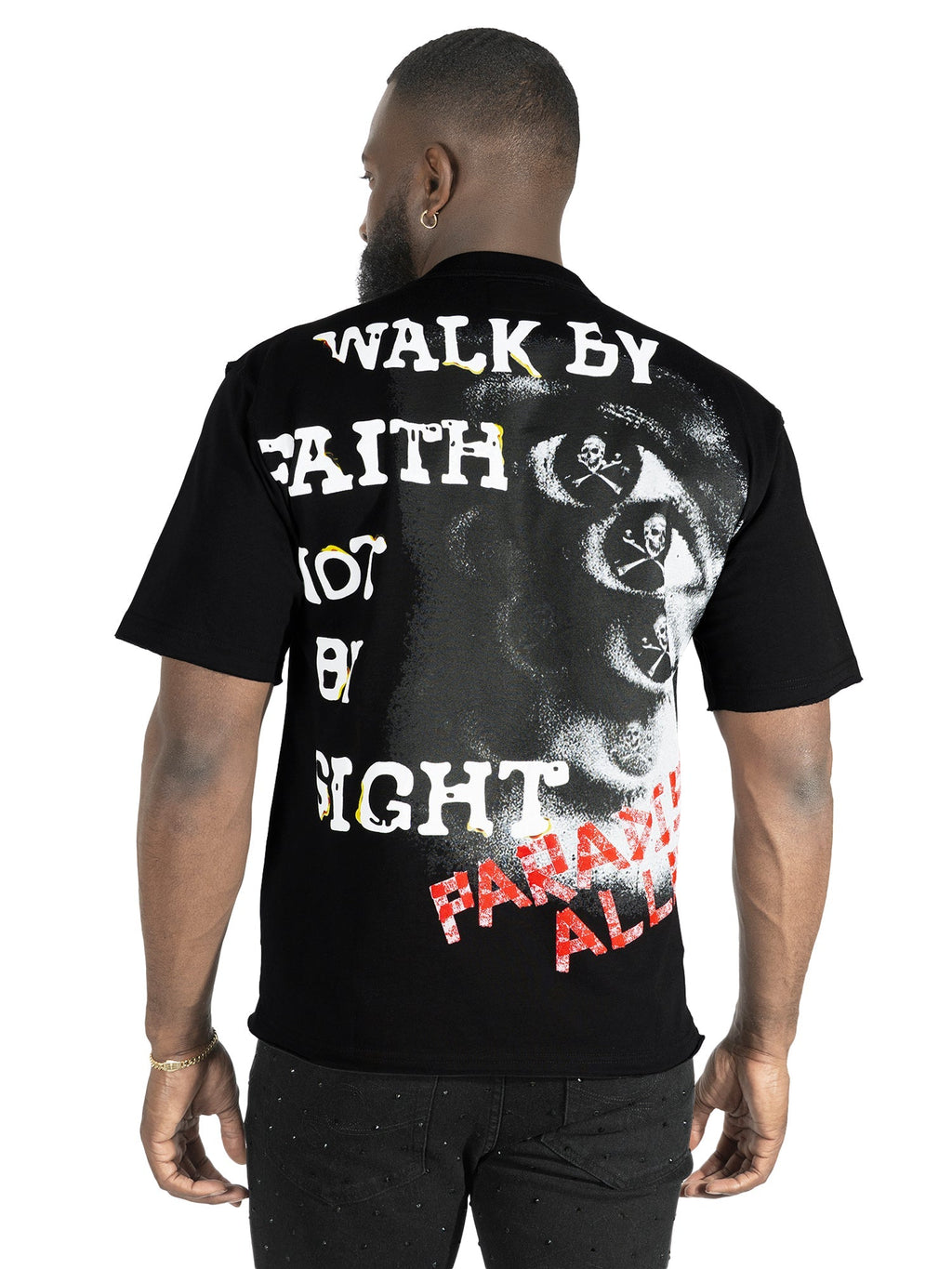 Makobi T-Shirt - F172 Walk By Faith Box - Black