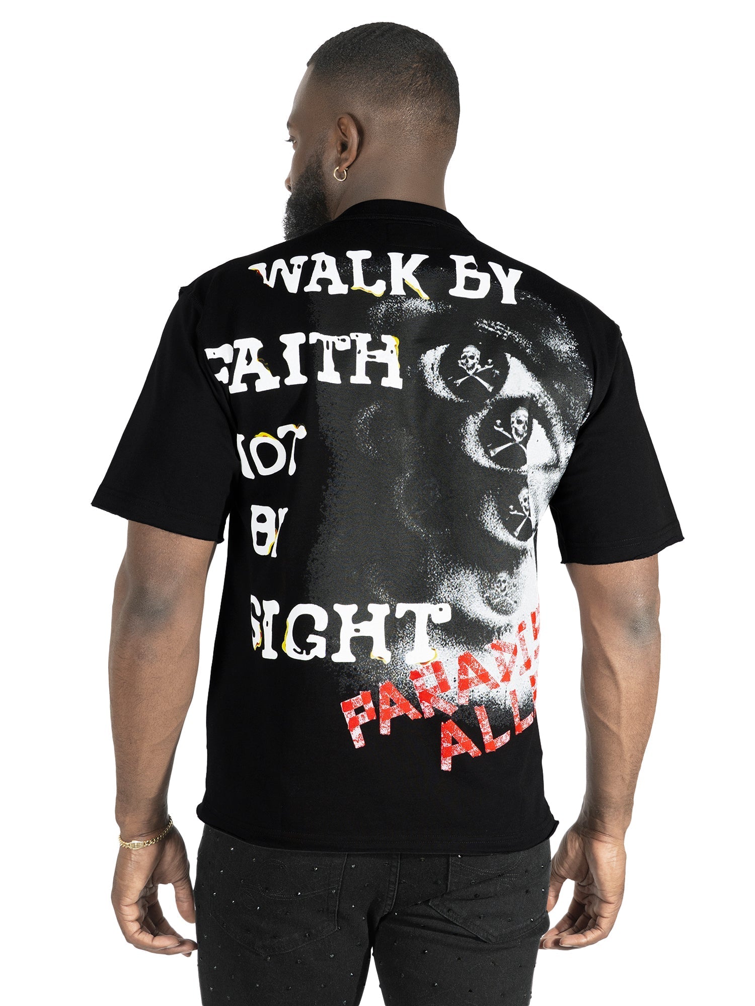 Makobi T-Shirt - F172 Walk By Faith Box - Black