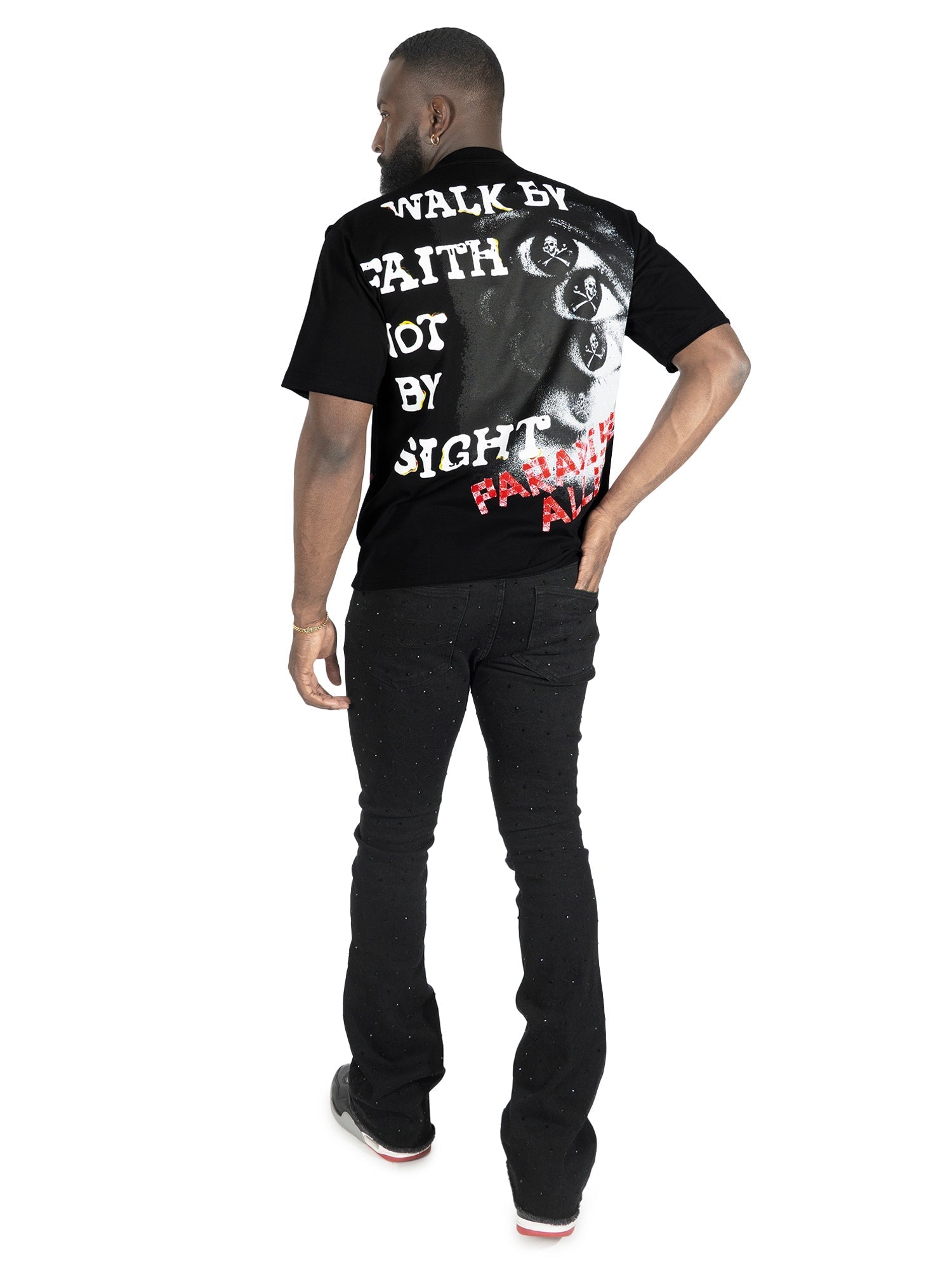 Makobi T-Shirt - F172 Walk By Faith Box - Black