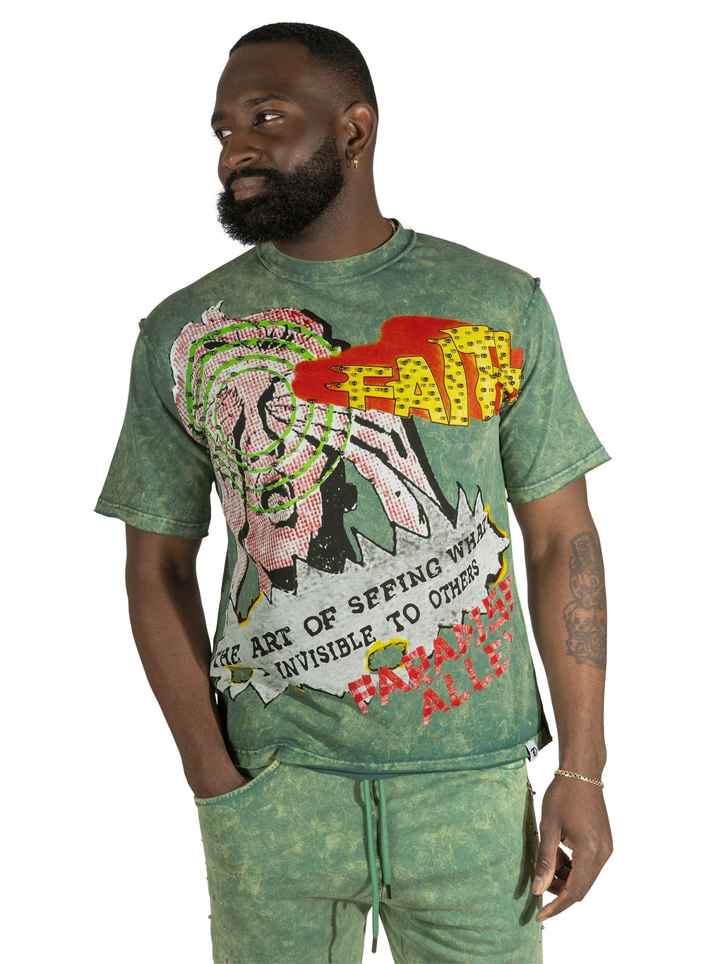 Makobi T-Shirt - F172 Walk By Faith Box - Green