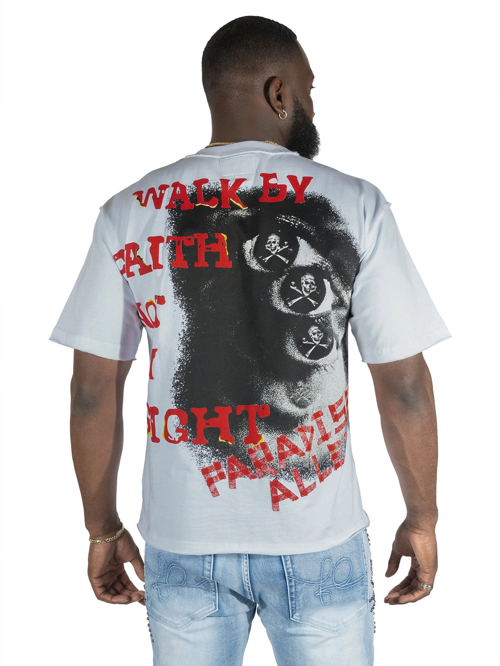 Makobi T-Shirt - F172 Walk By Faith Box - White