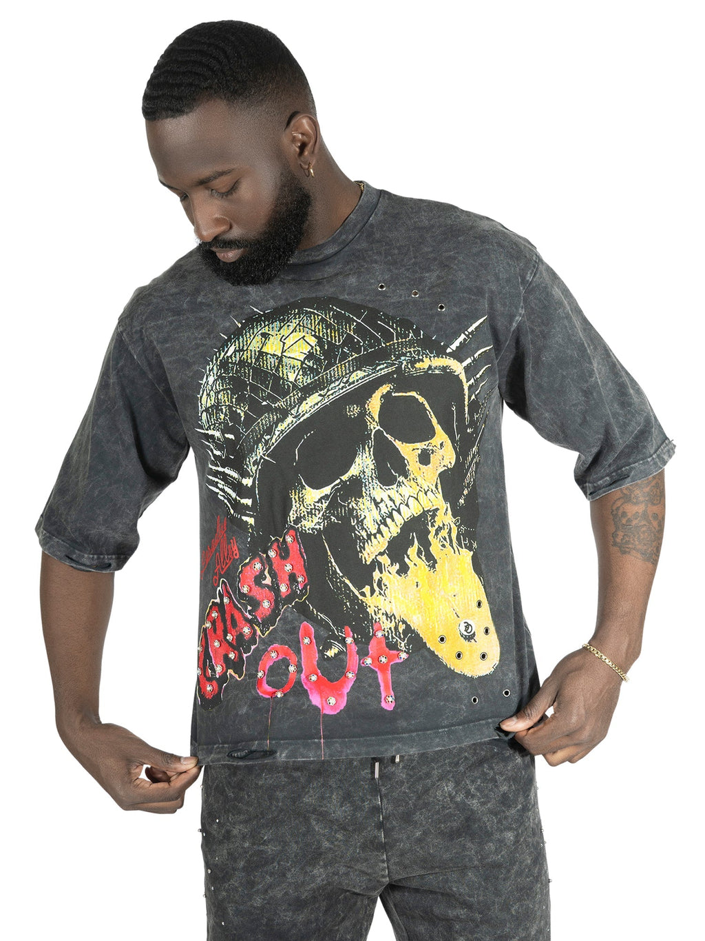 Makobi T-Shirt - F180 Crash Out - Black