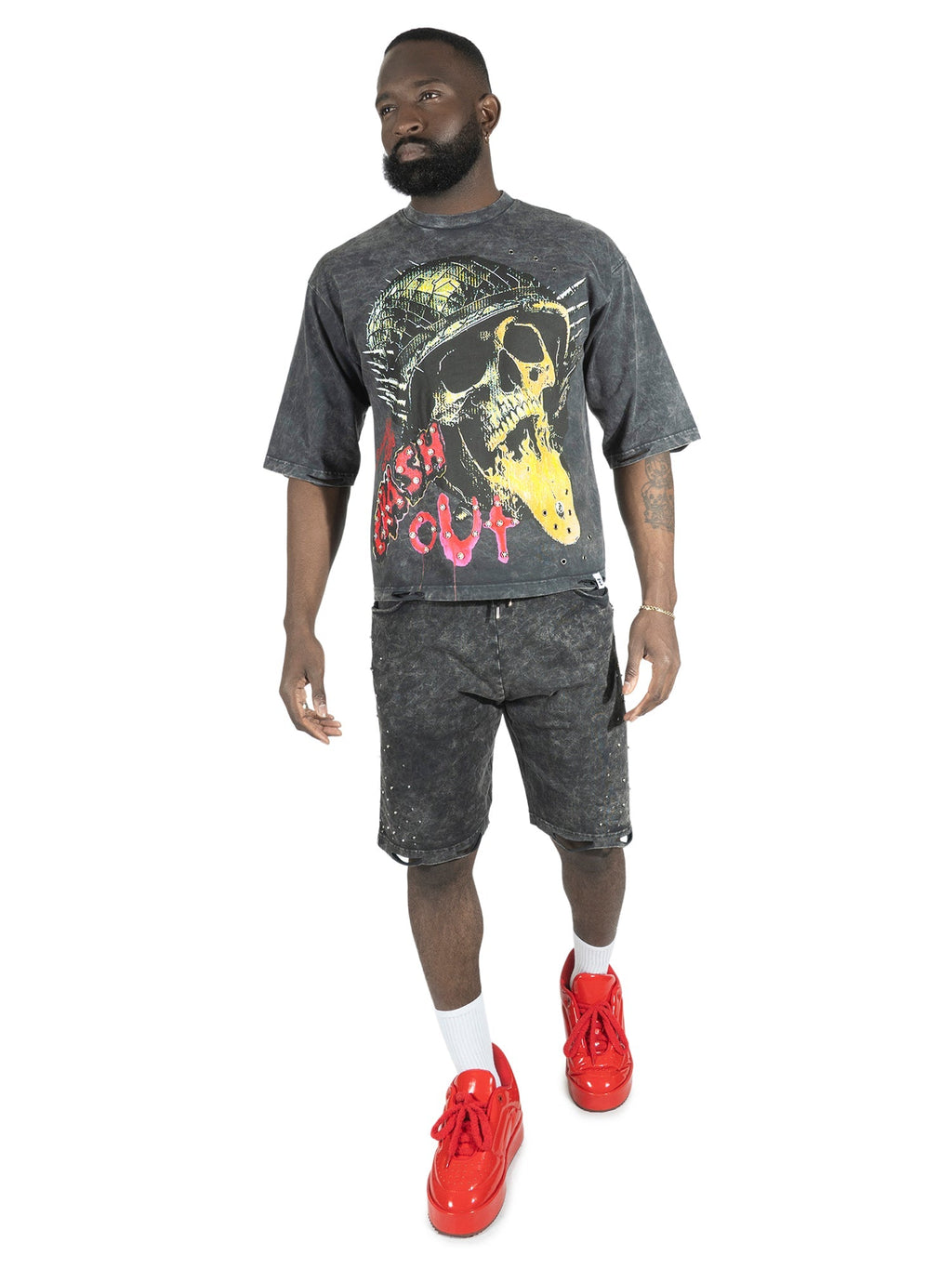 Makobi T-Shirt - F180 Crash Out - Black