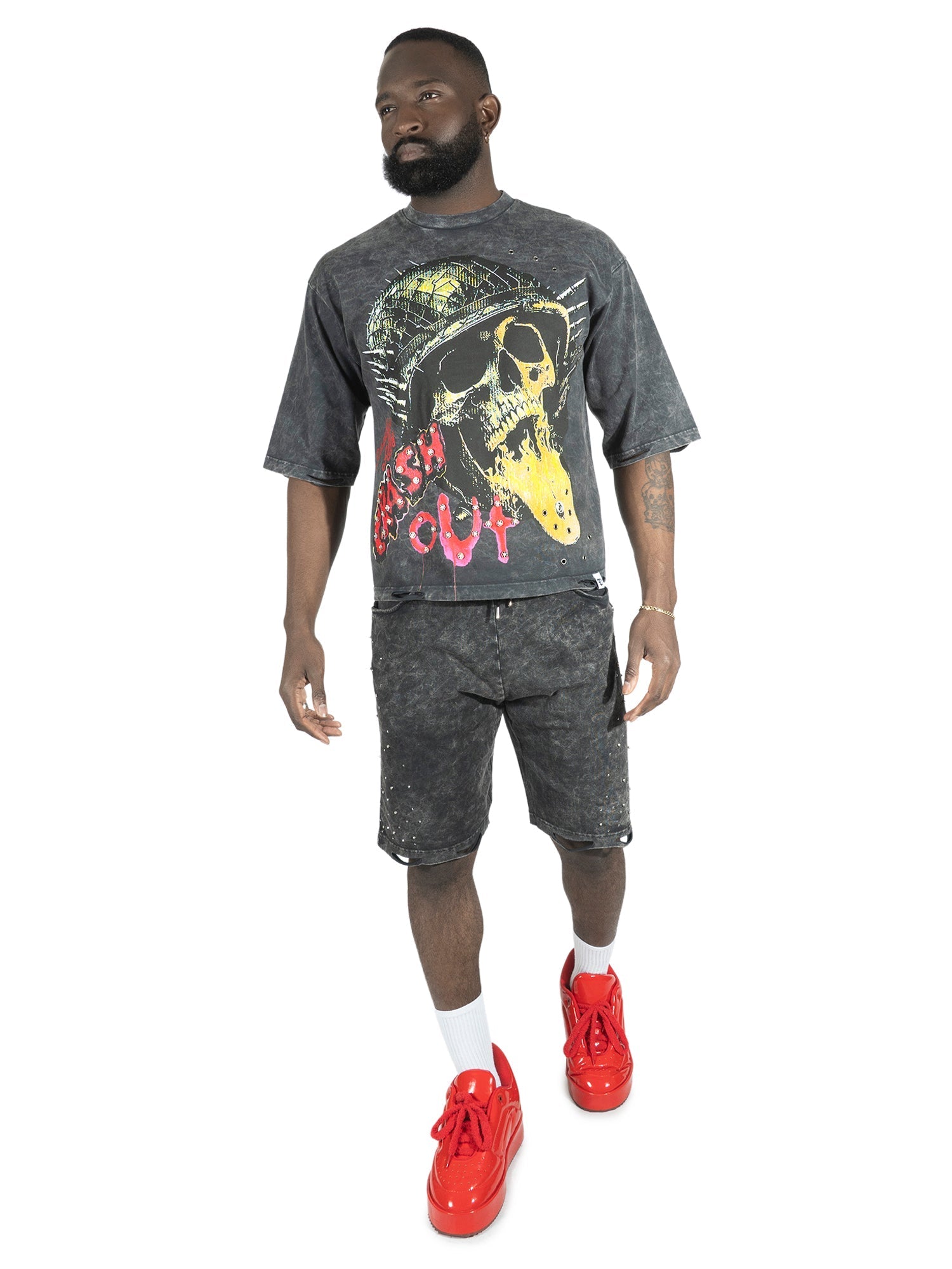 Makobi T-Shirt - F180 Crash Out - Black