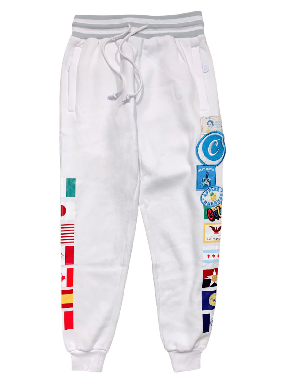 Cookies Sweatpants - Award Tour Fleece - White - 1554B5288