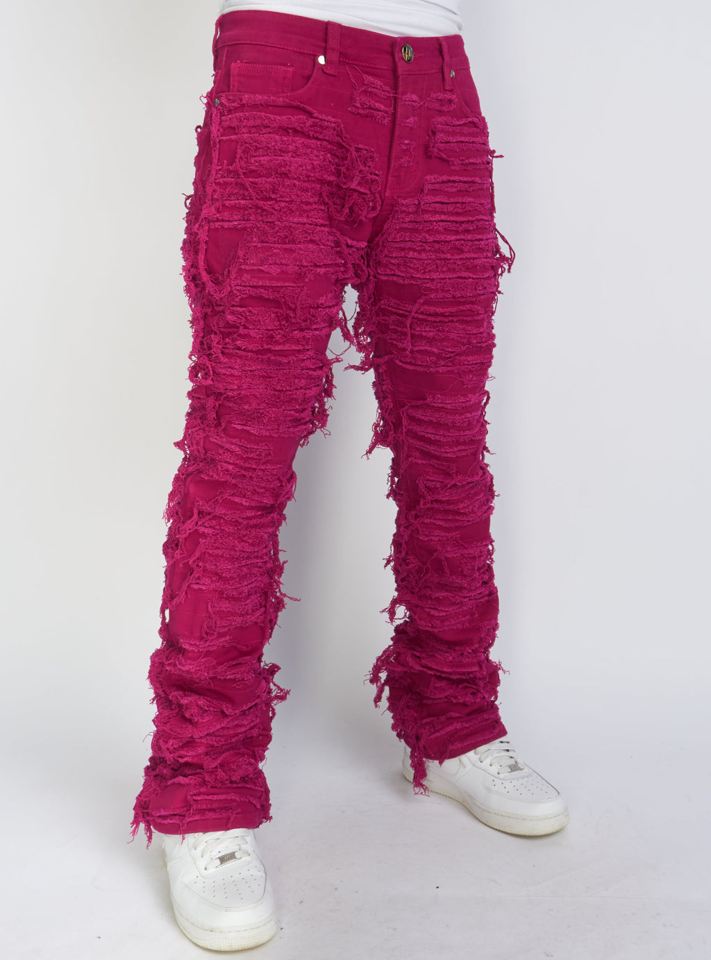 Politics Jeans - Fuschia - Debris507