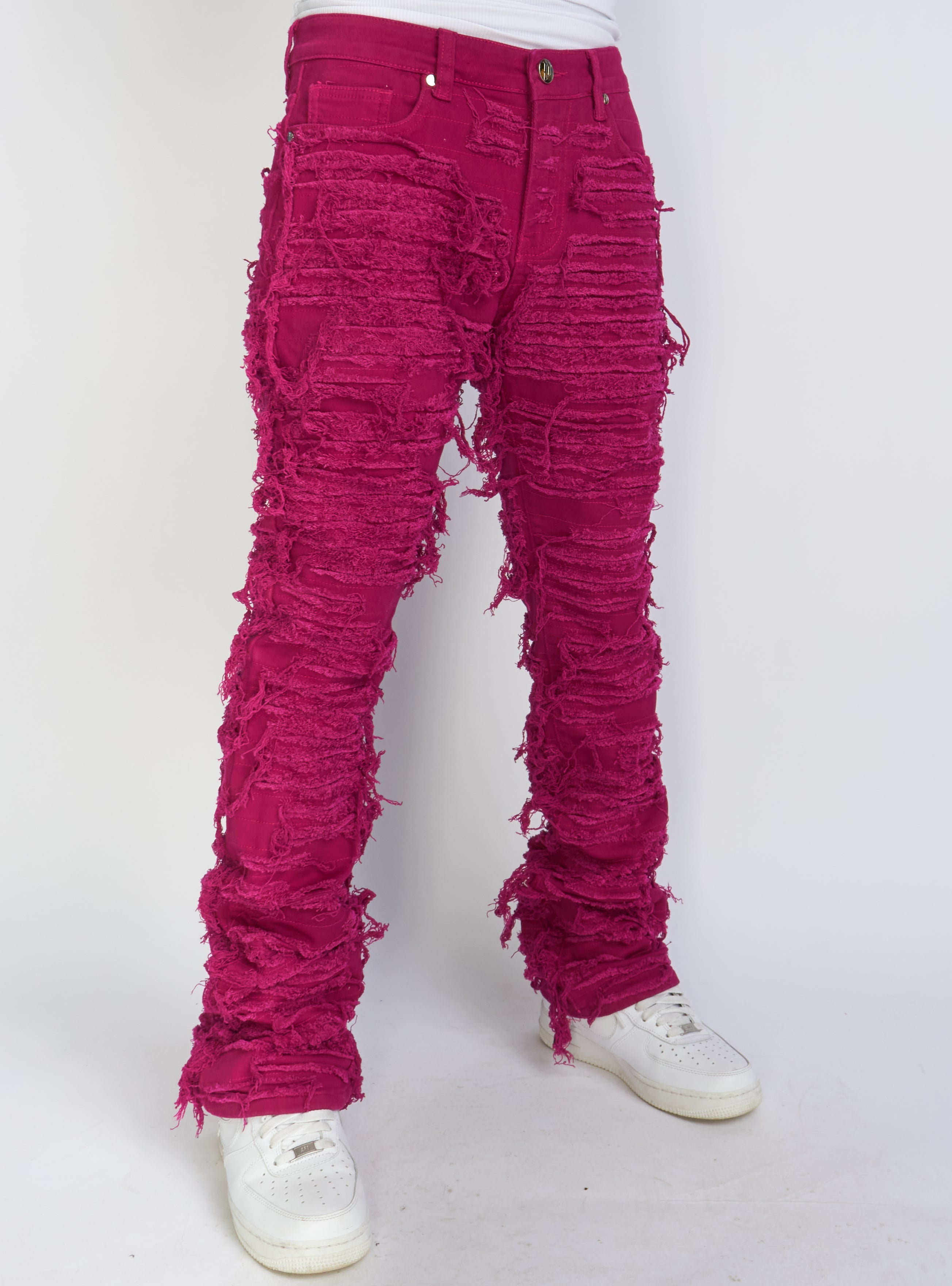 Politics Jeans - Fuschia - Debris507