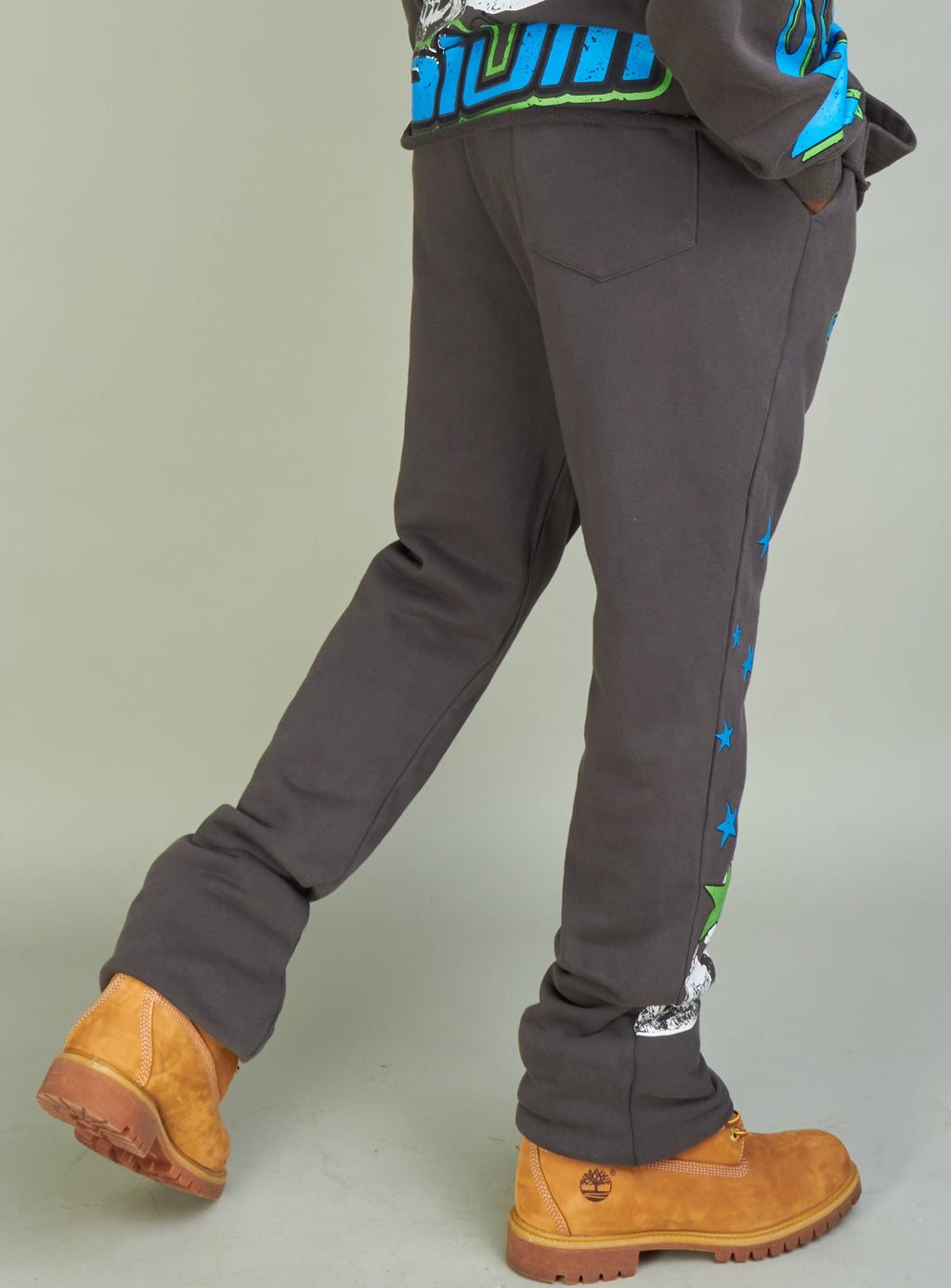 NME Sweatpants - NME Studio - Grey And Blue