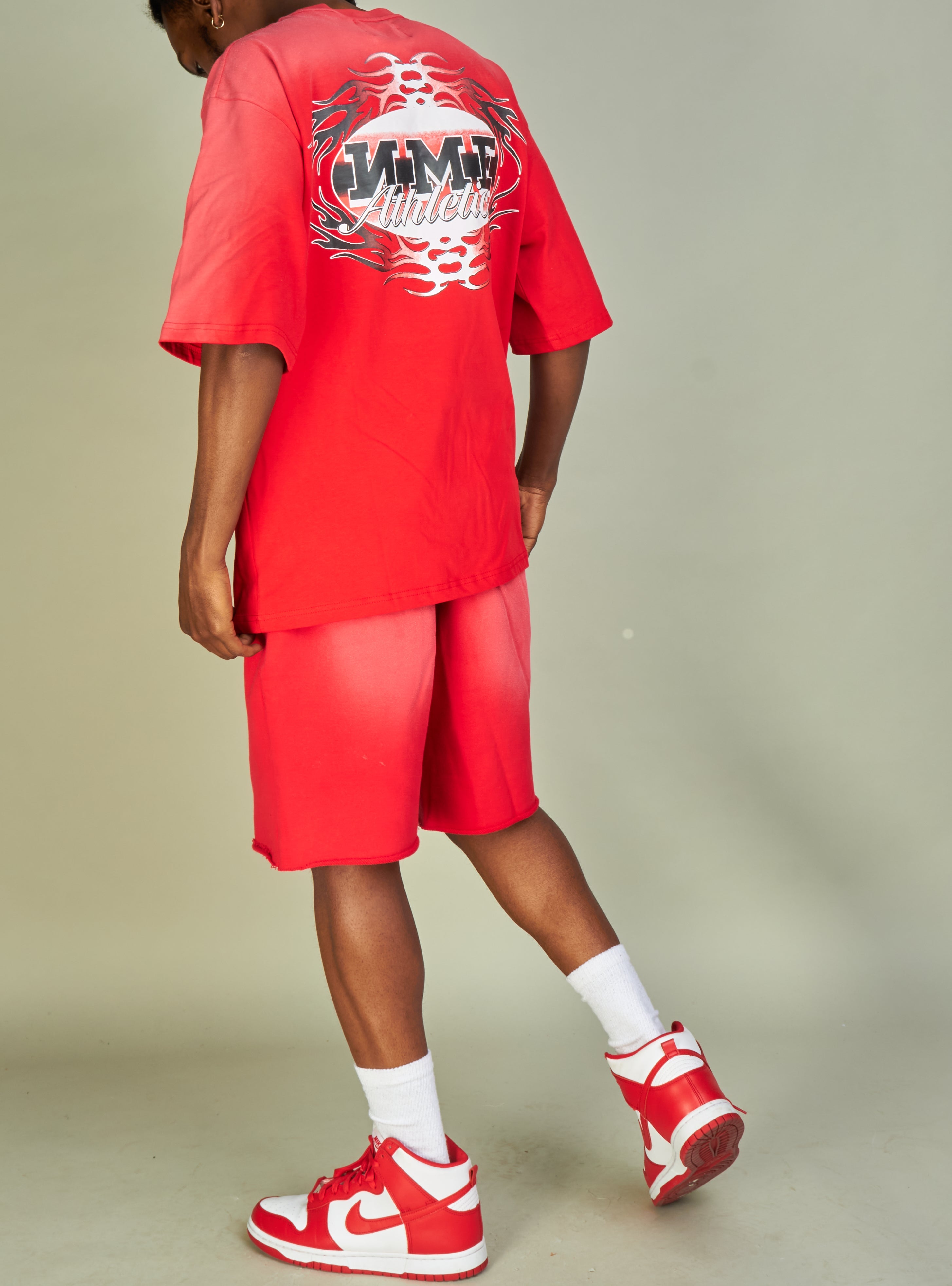 NME Shorts - Haywood - Red, White And Black  - 623