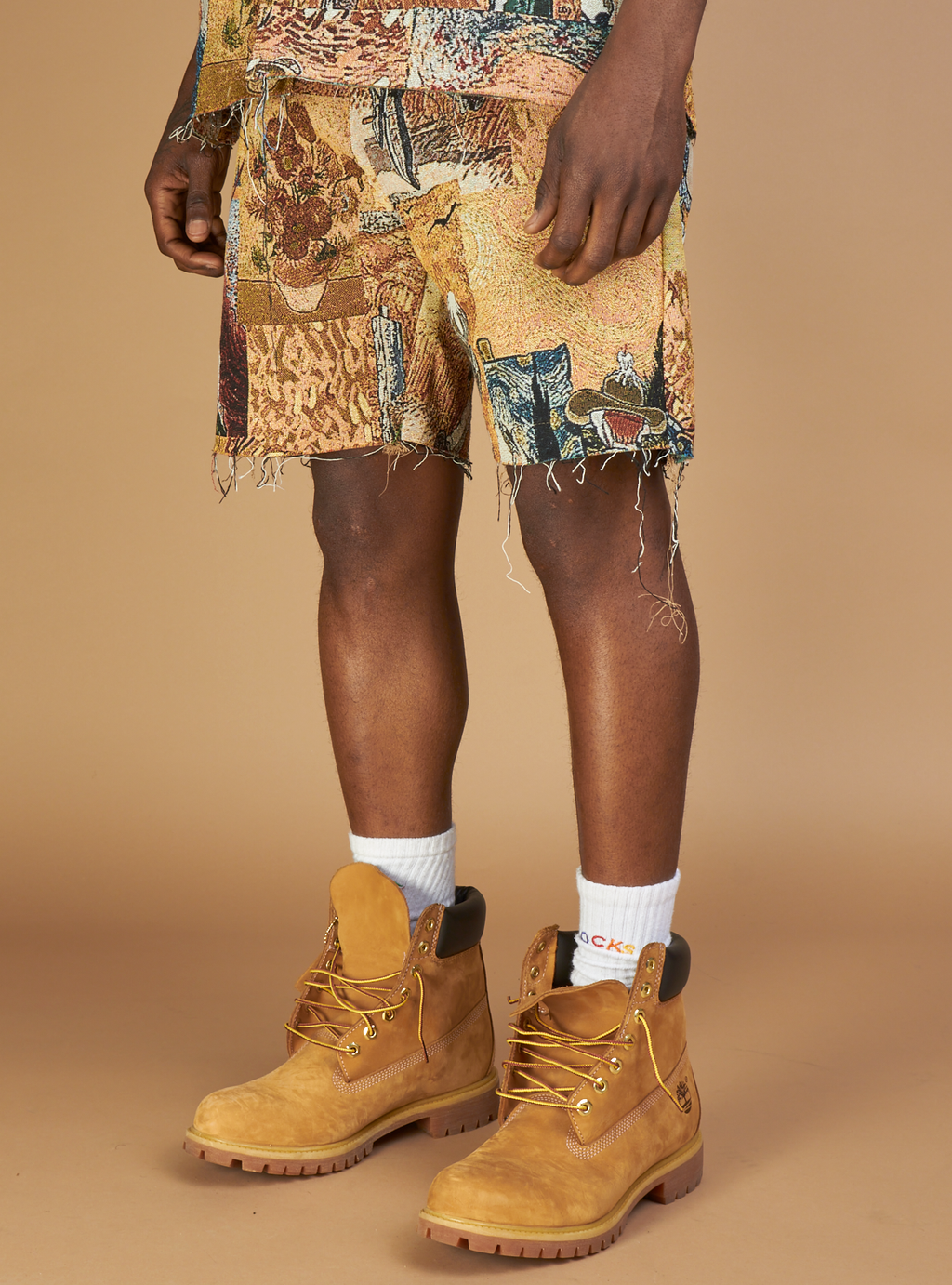 Majestik Shorts - Masterpiece Jacquard Members - Beige - TS2496