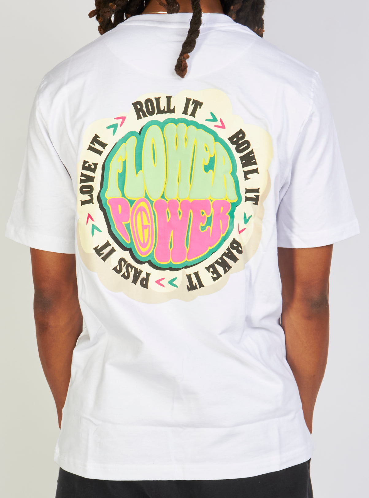 Original Fables T-Shirt - Flower Power - White - T411