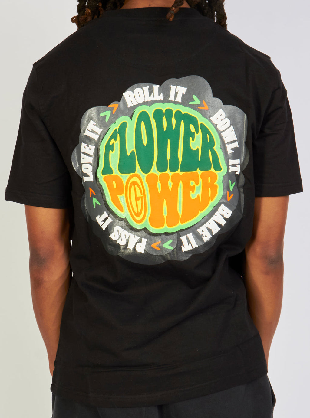 Original Fables T-Shirt - Flower Power - Black - T411