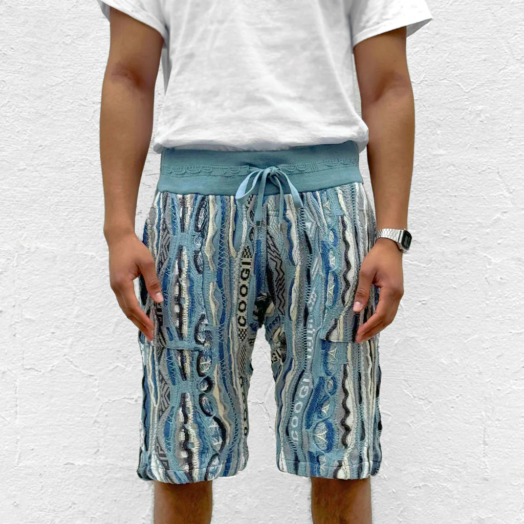 Coogi Shorts - Sweater Knit - Pacific Blue  - CS24103