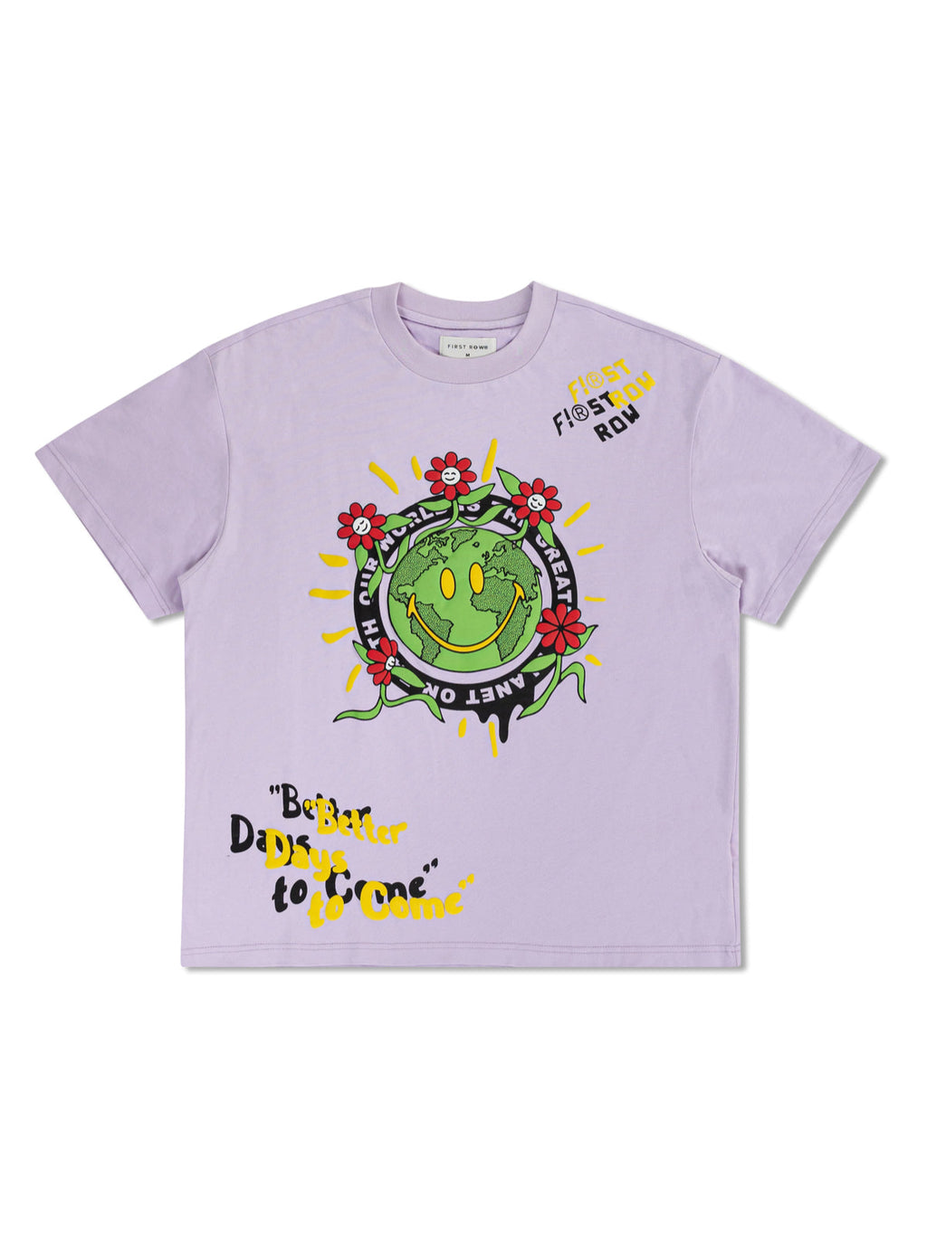 First Row Short Set - Better Days - Purple - FRT2018