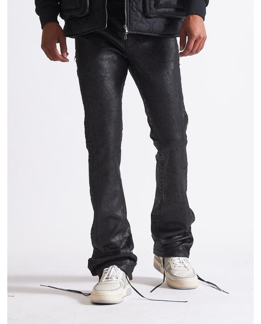 Embellish Jeans - Mill - Black Wax - embhol23-017
