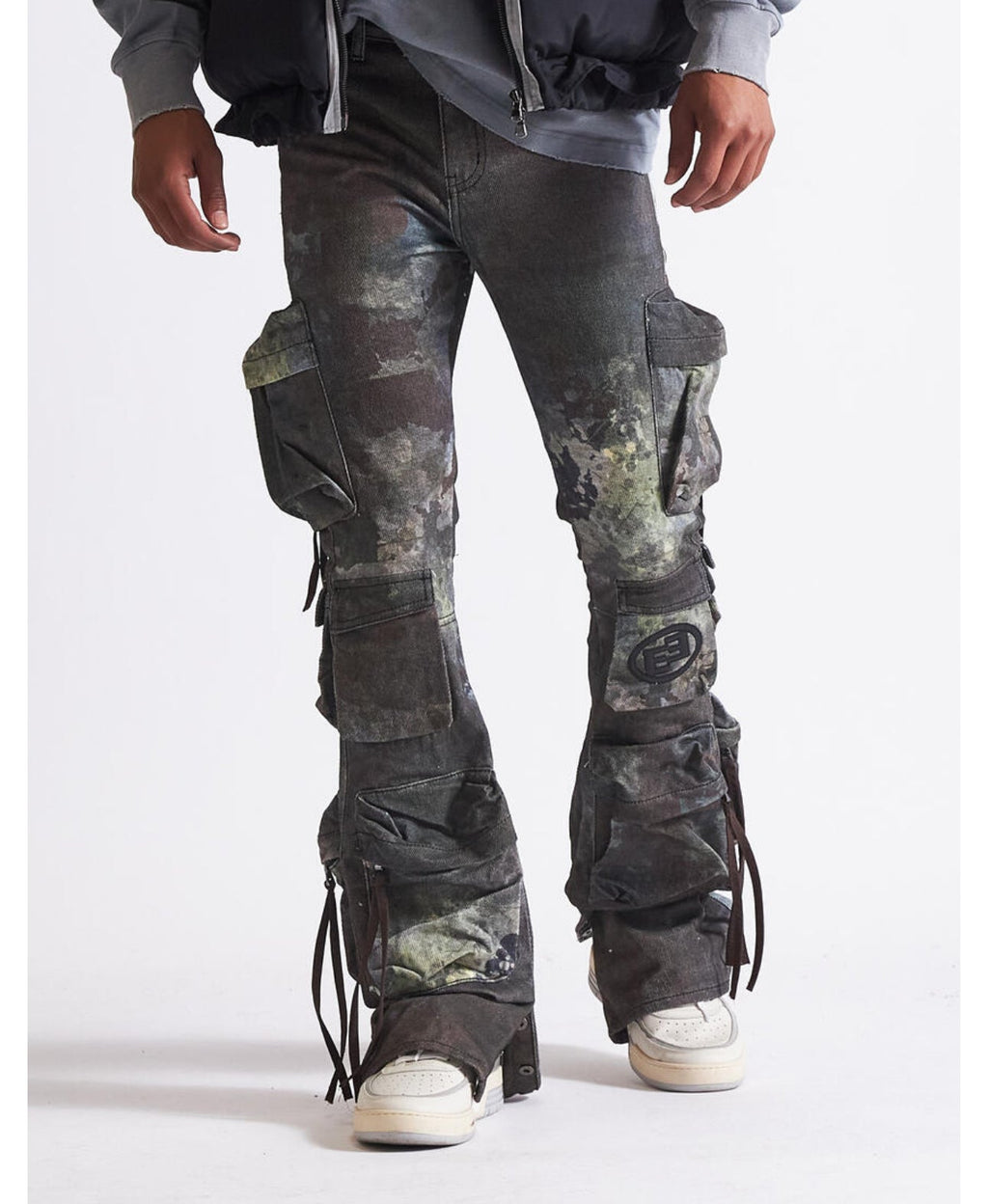 Embellish Jeans - Hawk Cargo - Dark Acid - embhol23-013