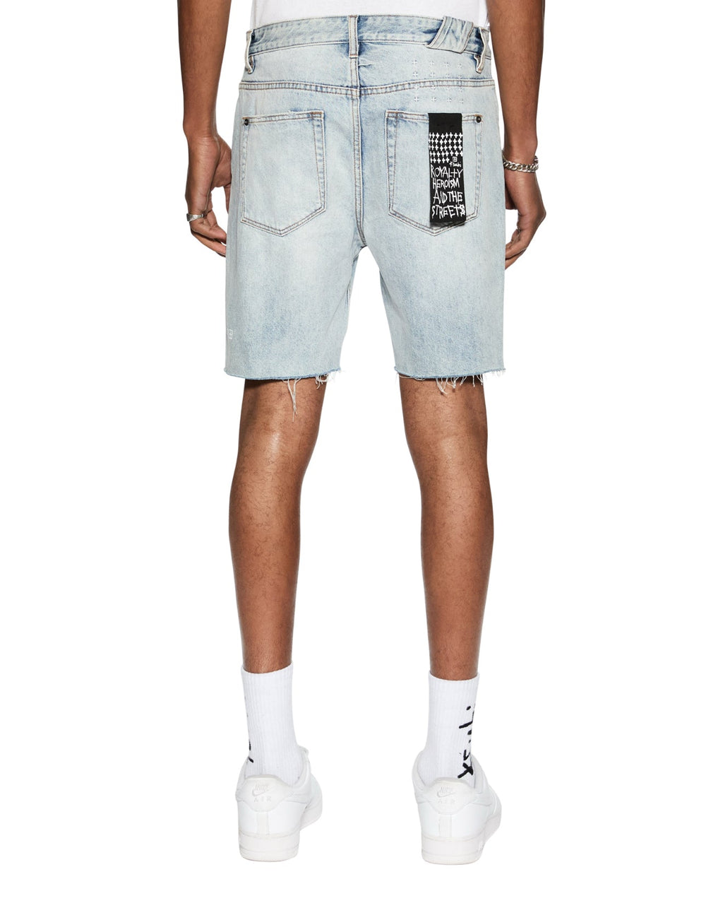 Ksubi Shorts - Karma Trashed - Blue - 5000005934