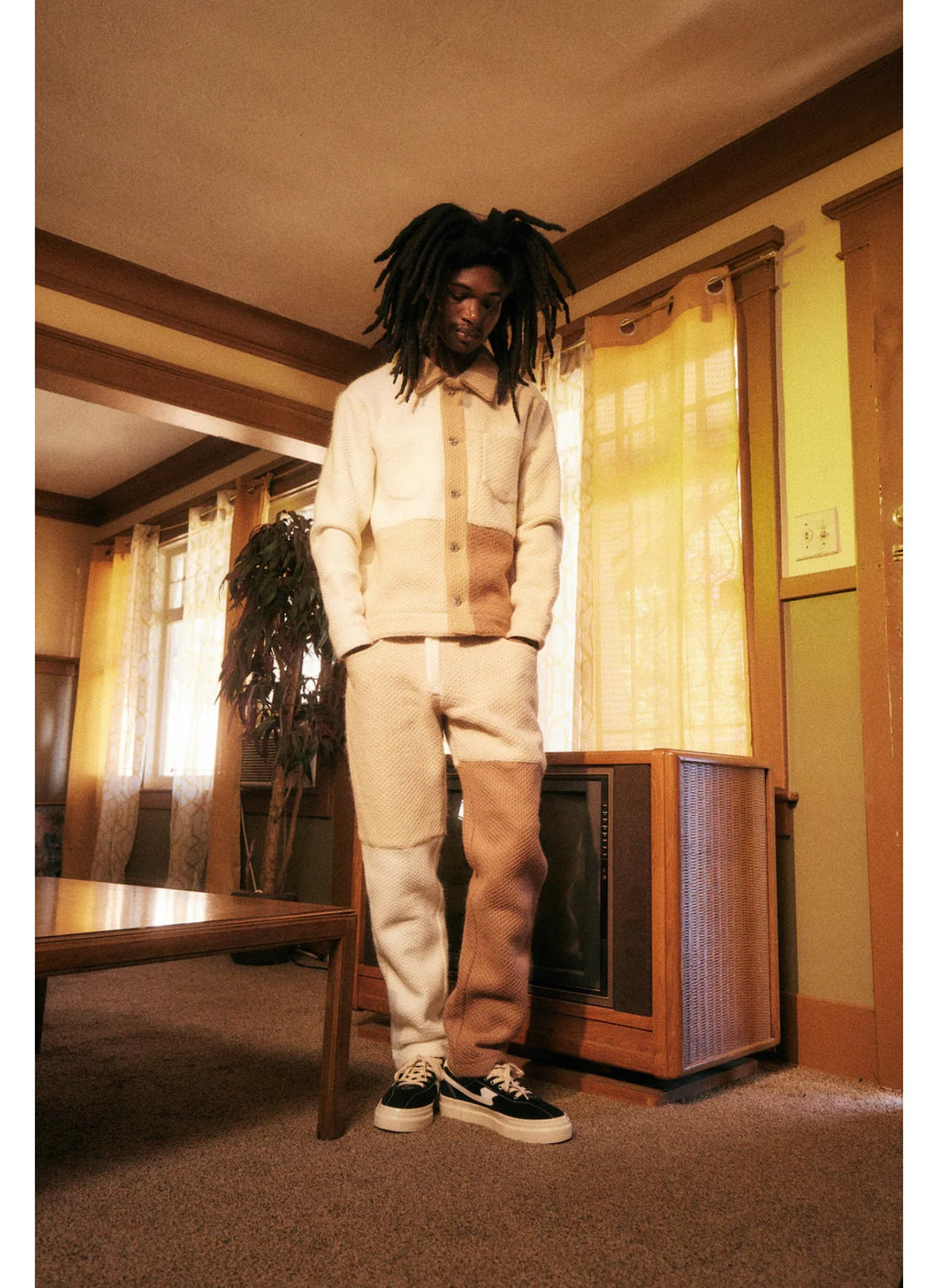 Embellish Jacket - Leonard Knit - Brown - embhol23-055