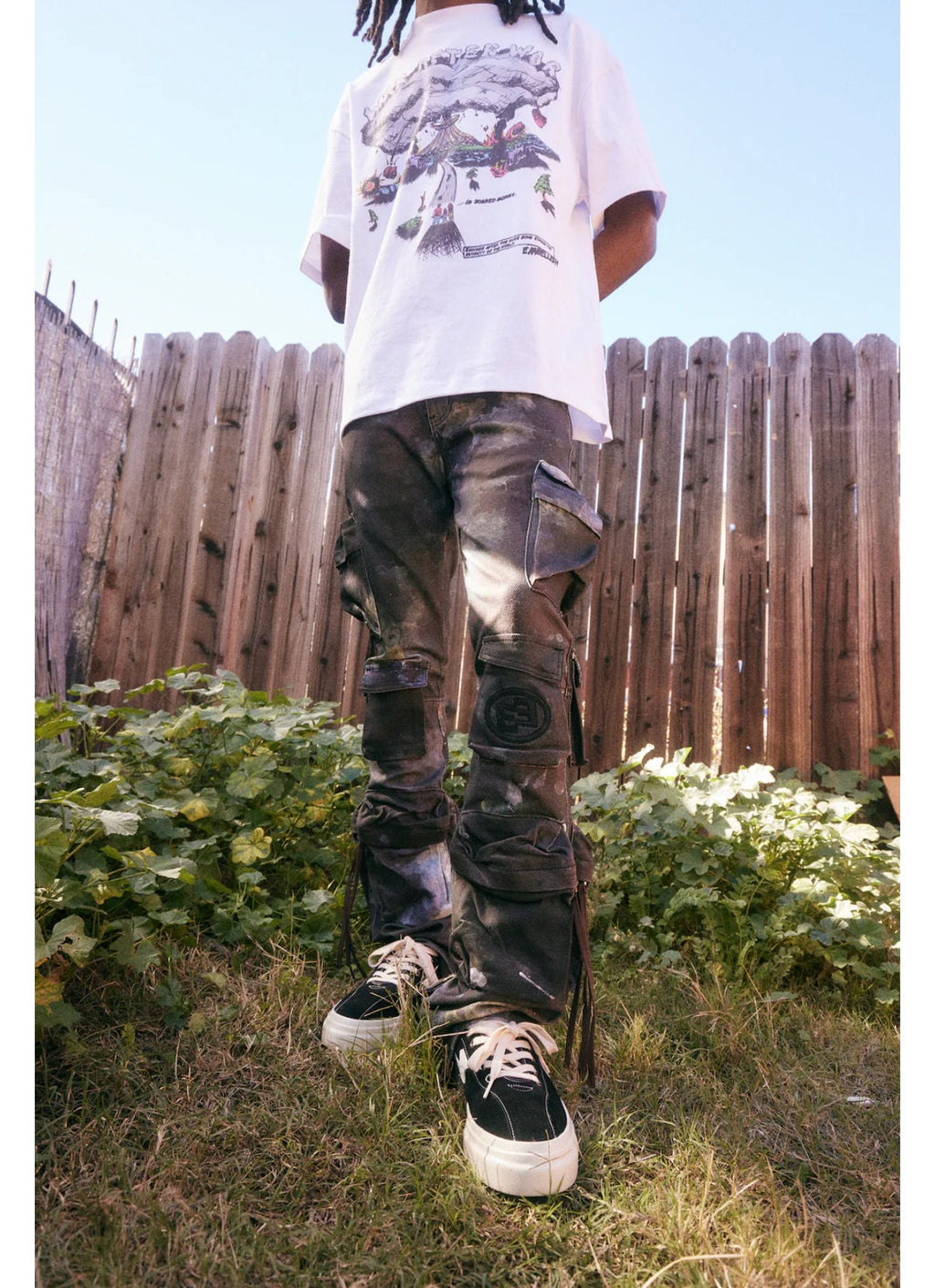 Embellish Jeans - Hawk Cargo - Dark Acid - embhol23-013