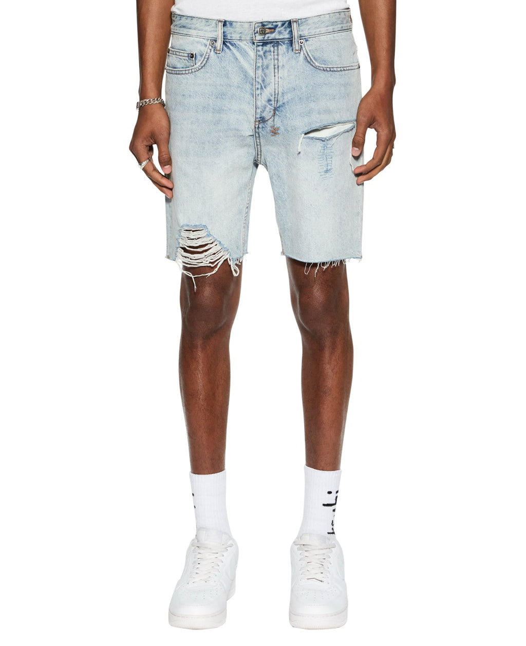 Ksubi Shorts - Karma Trashed - Blue - 5000005934