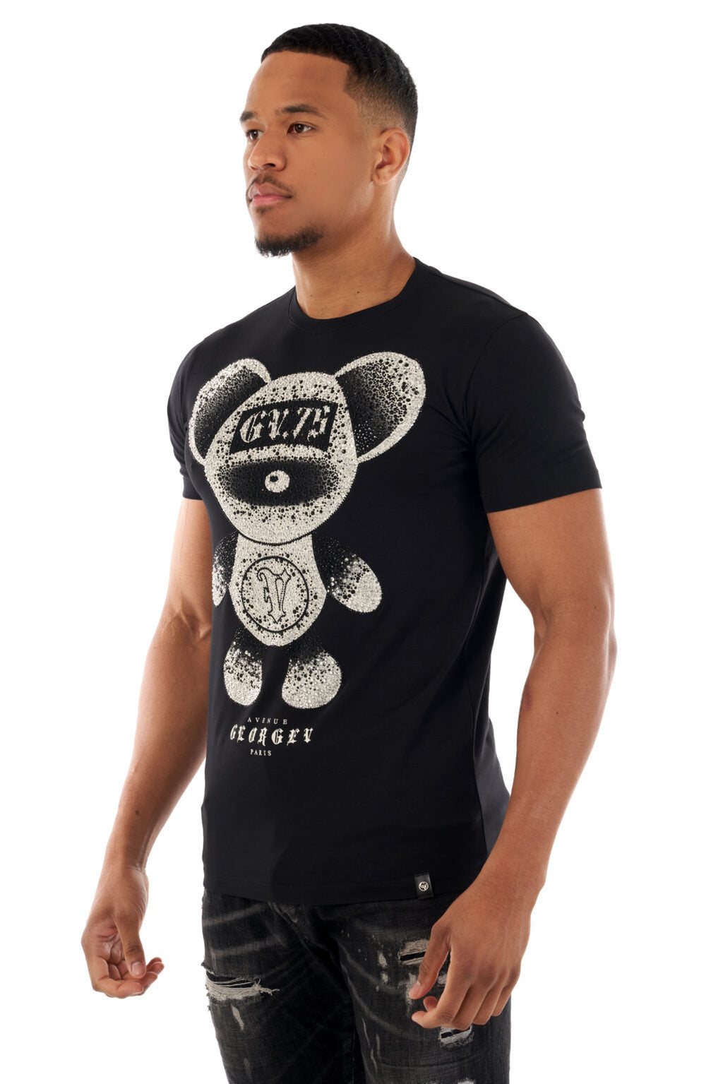 George V T-Shirt - Black - GV2506