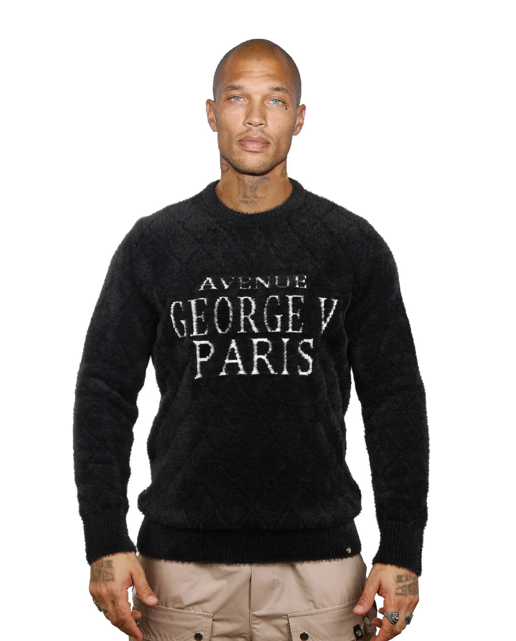 George V Sweater - Knit - Black - GV-116