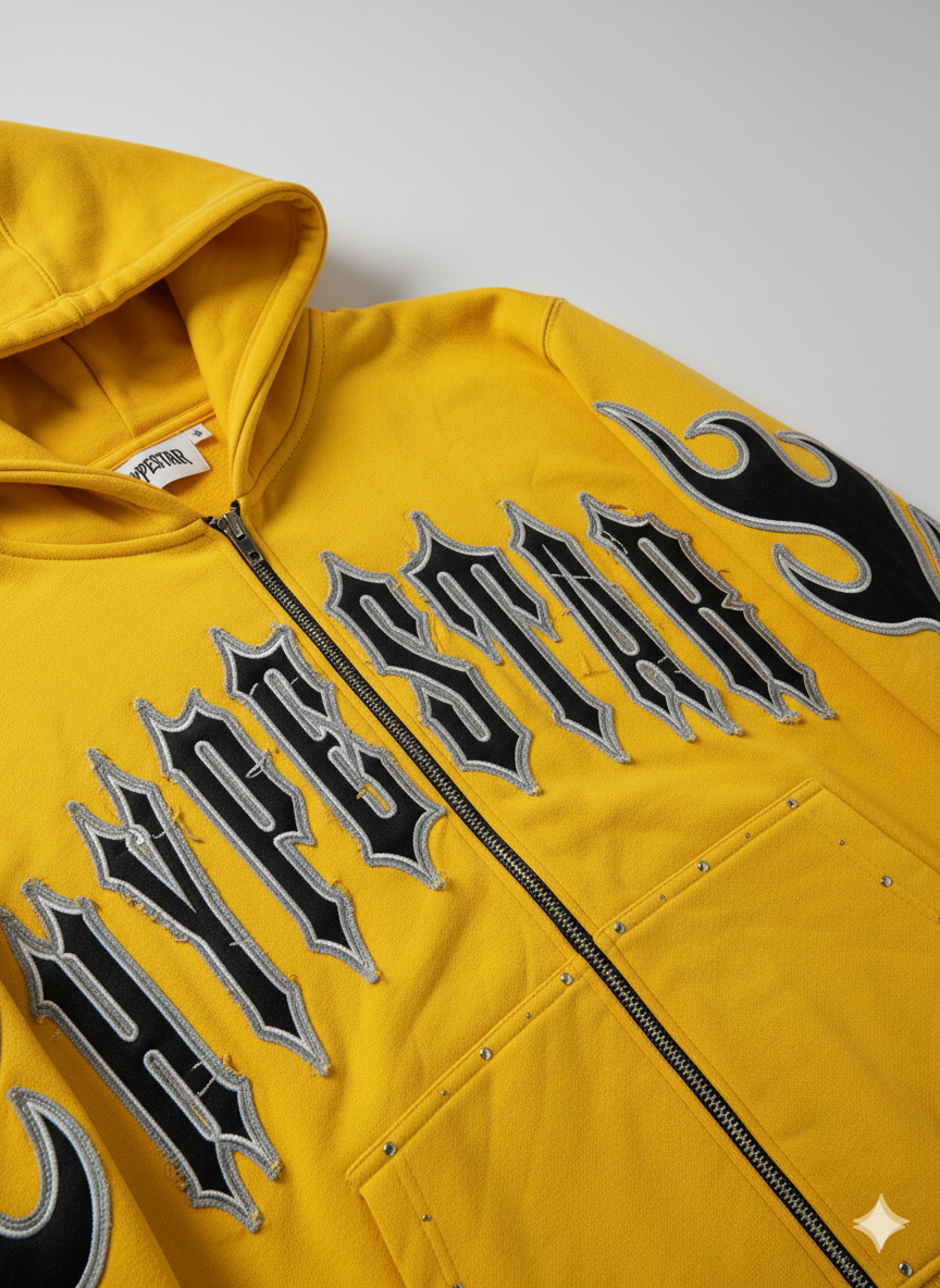Hype Star Hoodie- The Essential - Yellow - HS994