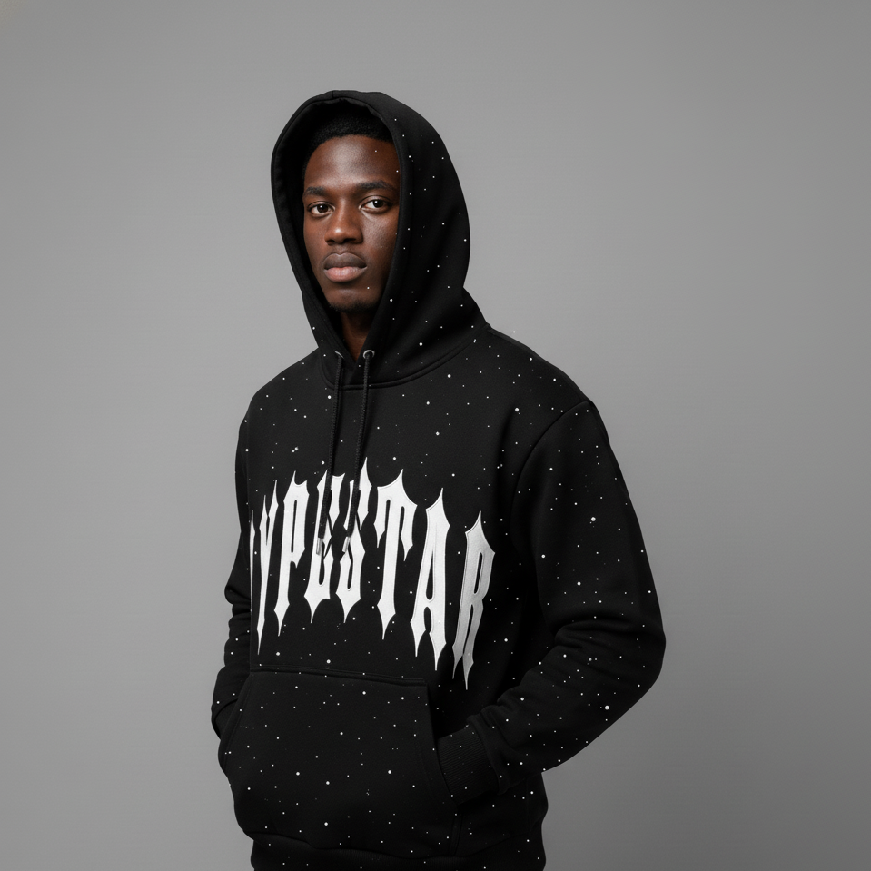 Hype Star Hoodie - Shine On Stage - Black - Q425