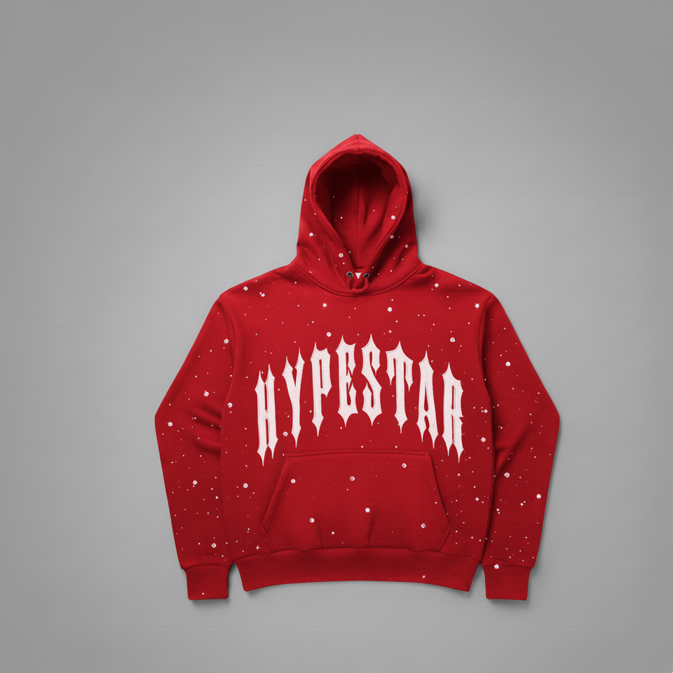 Hype Star Hoodie - Shine On Stage - Red - Q425