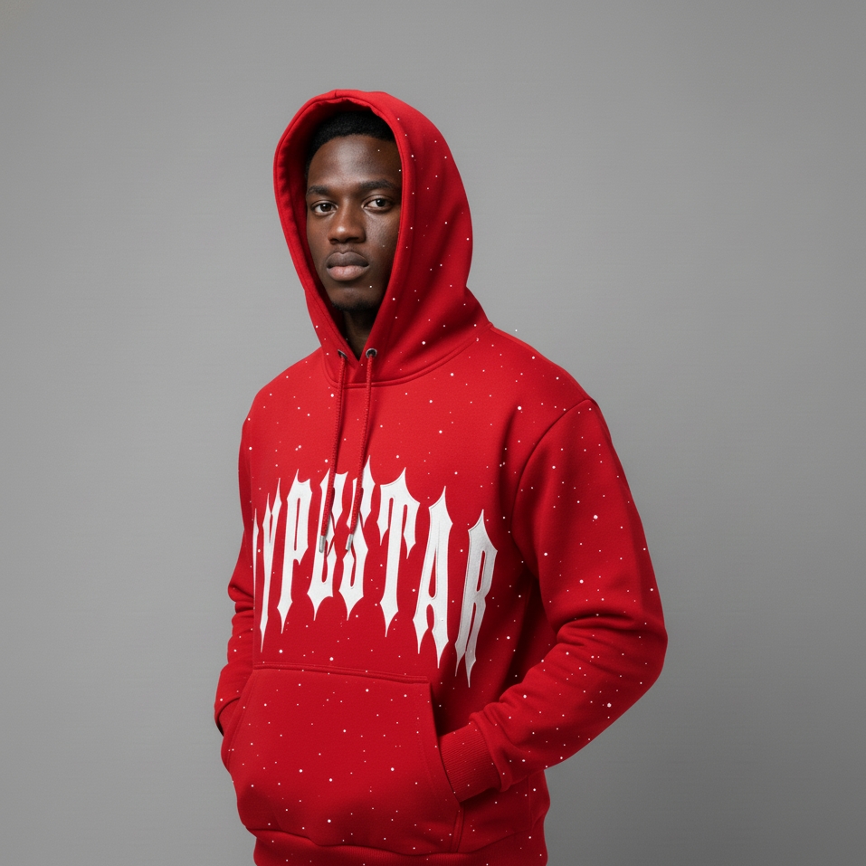 Hype Star Hoodie - Shine On Stage - Red - Q425