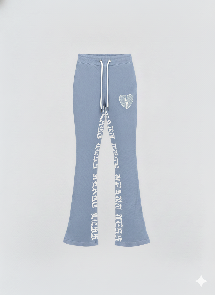 Focus Sweatpants - Heartless Stacked - C.Blue - 80559S