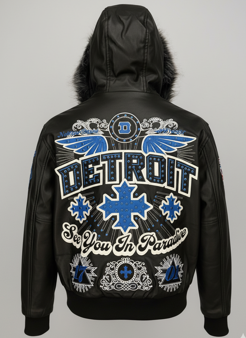 Jordan Craig Jacket - Detroit Bomber - Black