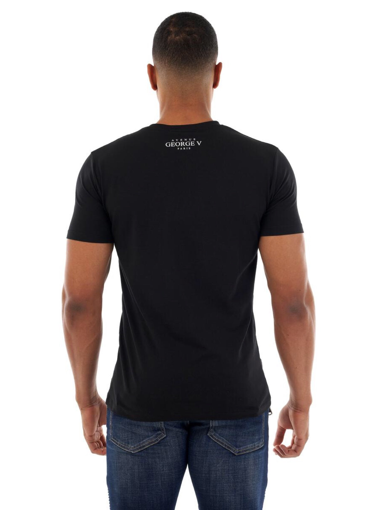 George V T-Shirt - Graffiti Bear - Black - GV2501