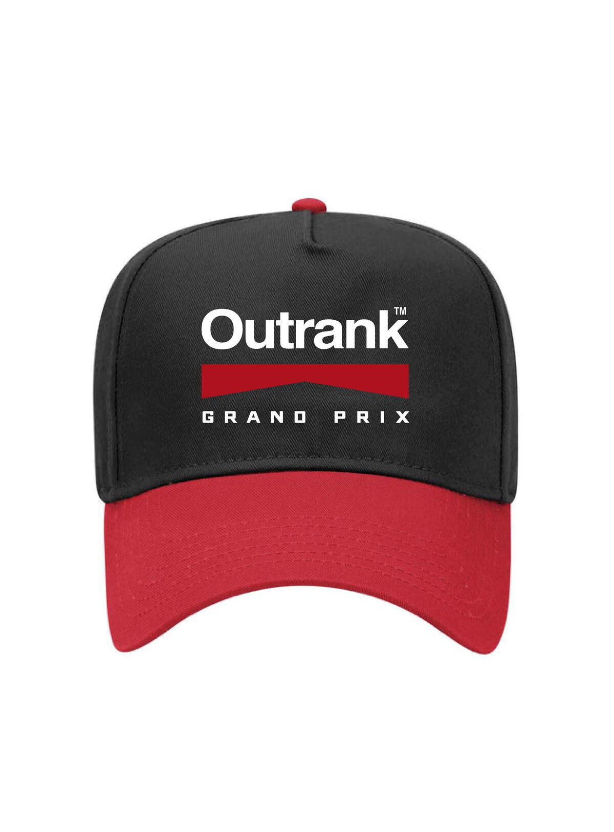 Outrank Hat - Grand Prix Snapback - Black - ORH531