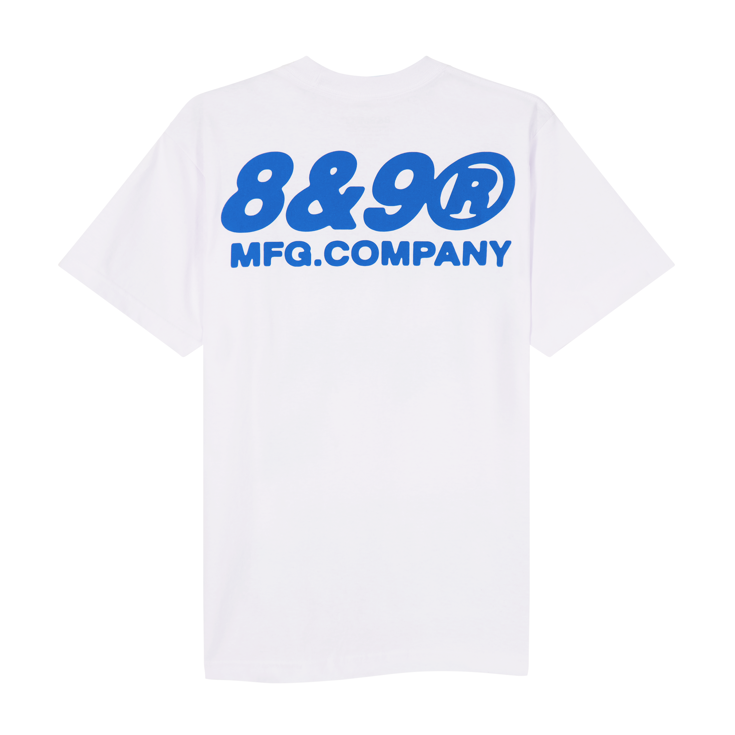 8&9 T-Shirt - Grand Prix - White Royal Blue