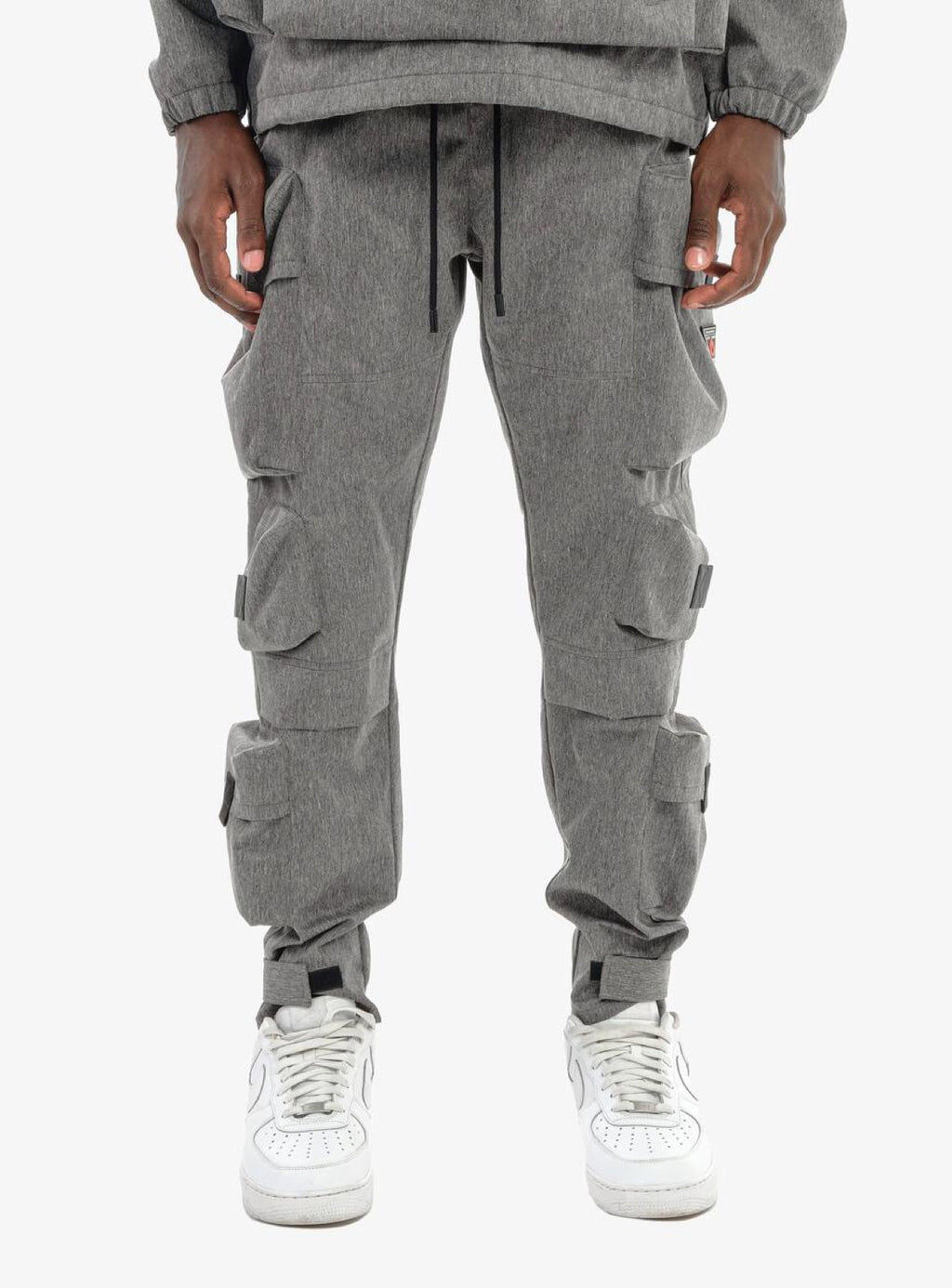 Life Code Track Pants - Twill Cargo - Heather Grey - 23P39