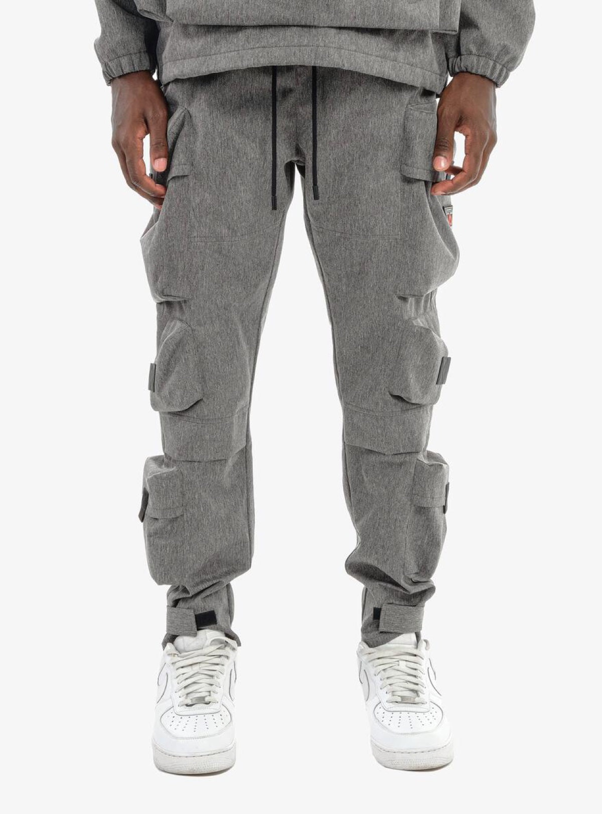 Life Code Track Pants - Twill Cargo - Heather Grey - 23P39