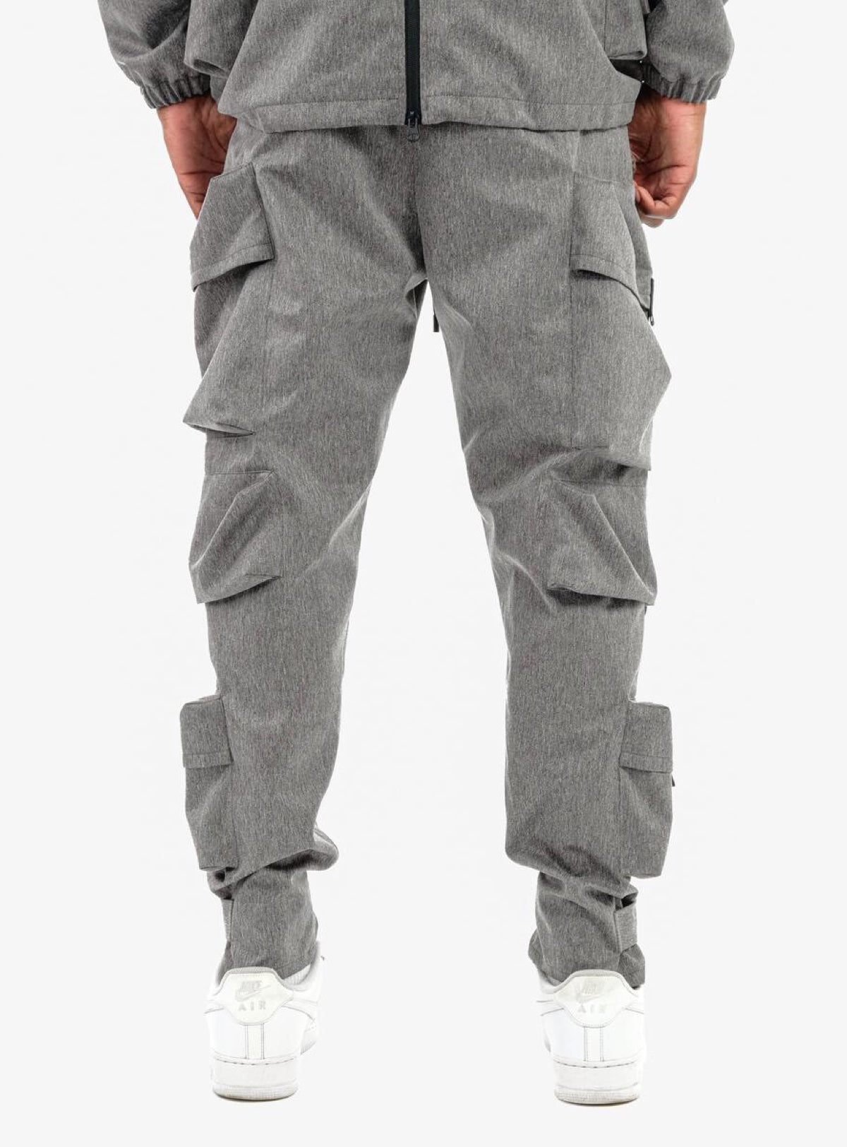 Life Code Track Pants - Twill Cargo - Heather Grey - 23P39