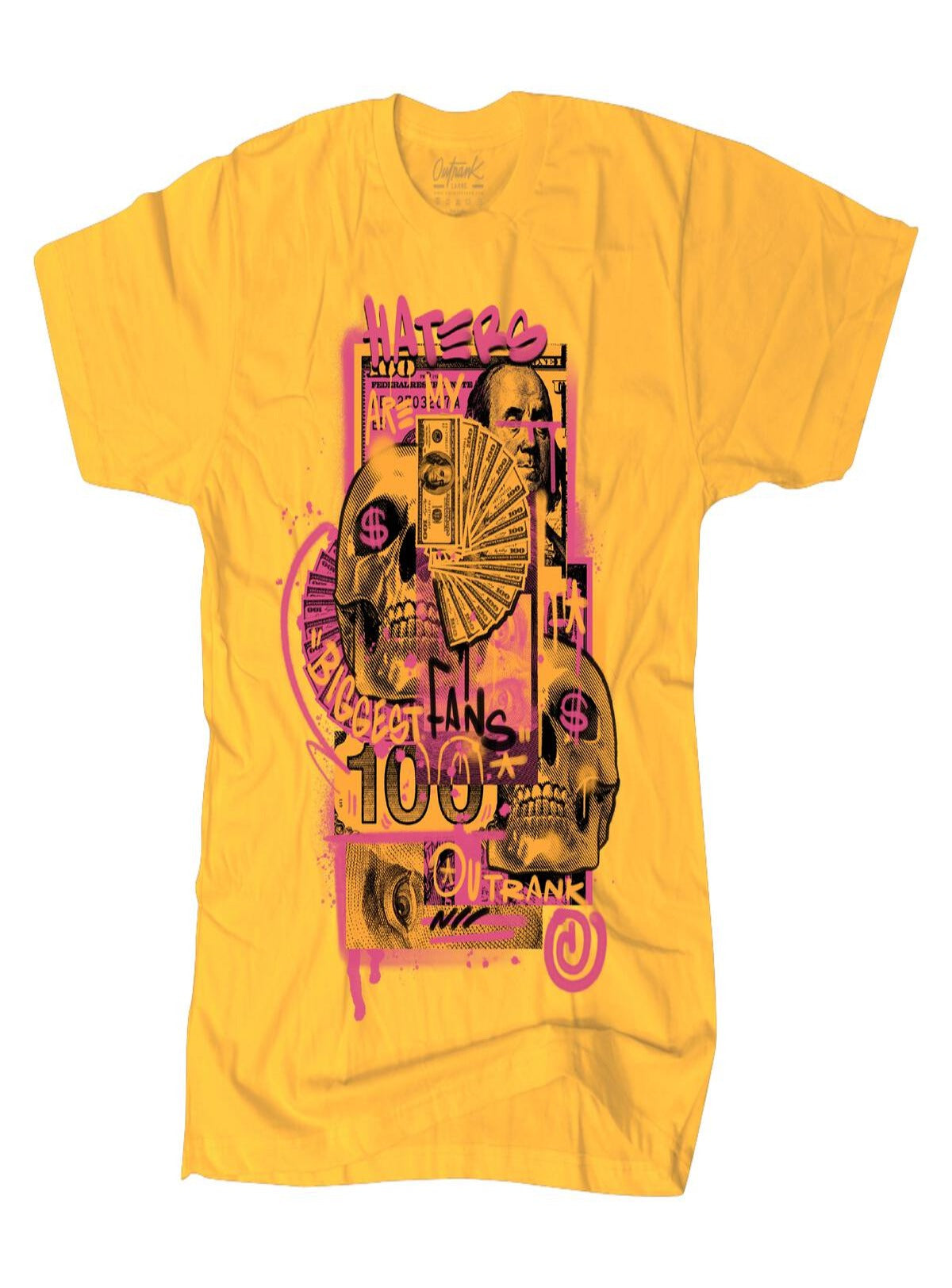 Outrank T-Shirt - Haters - Gold - QS480