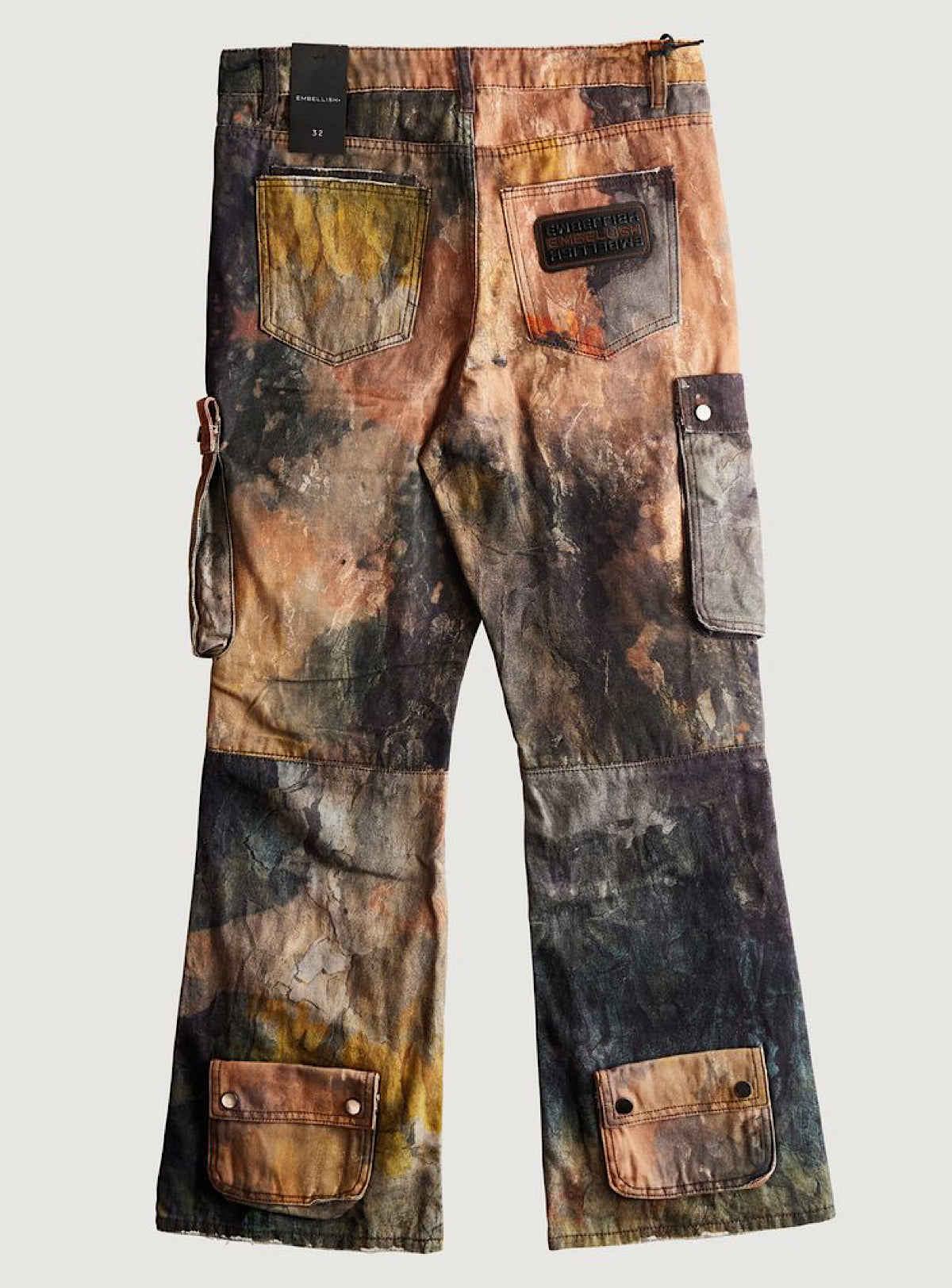 Embellish Jeans - Falcon Cargo - Dark Overdye - EMBHOL124-027