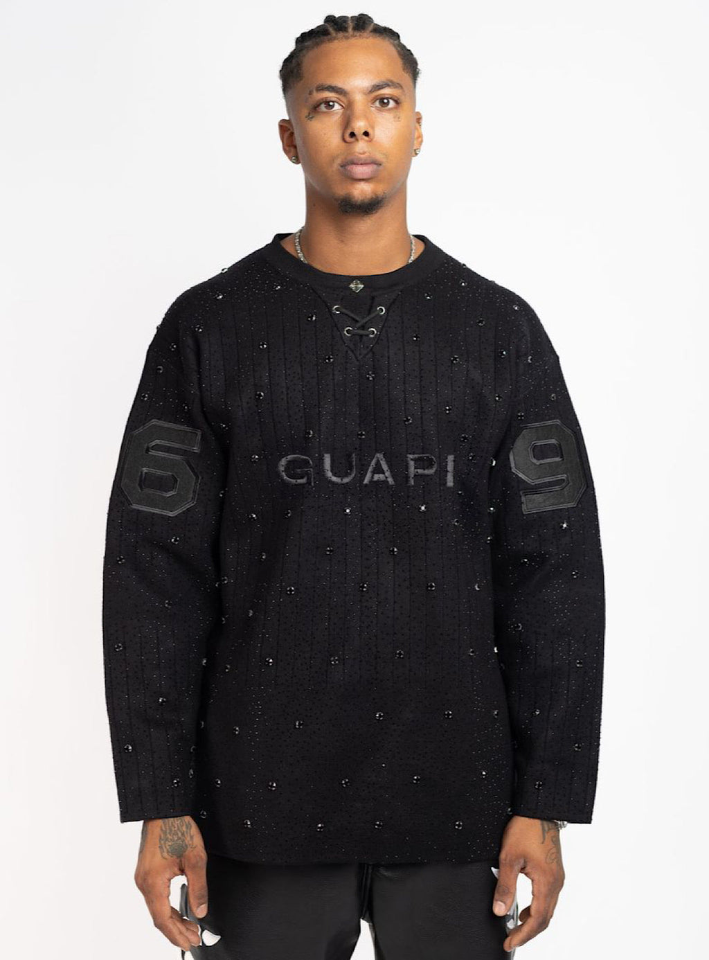 Guapi Sweater - All Knit Hockey - Black