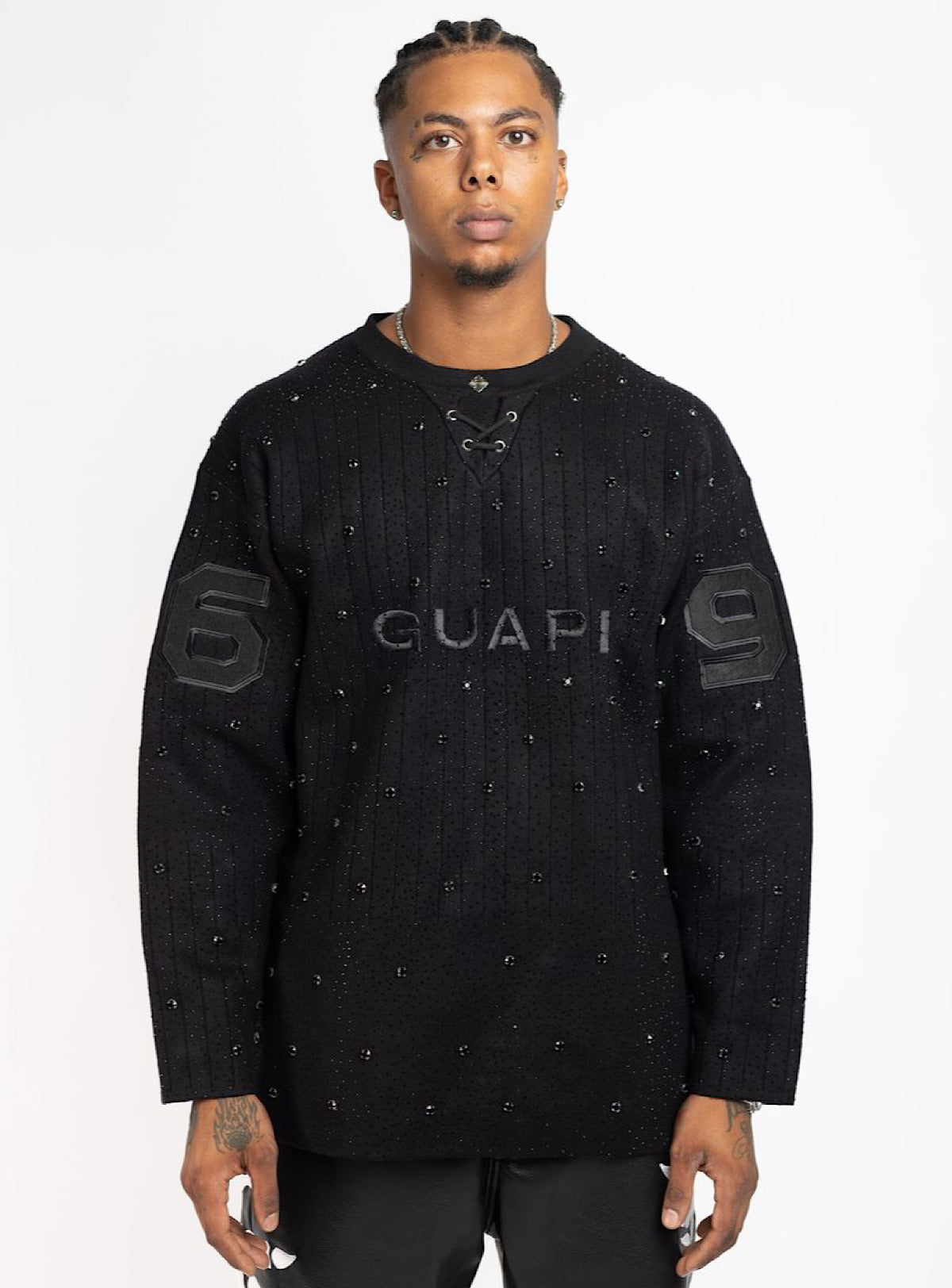 Guapi Sweater - All Knit Hockey - Black