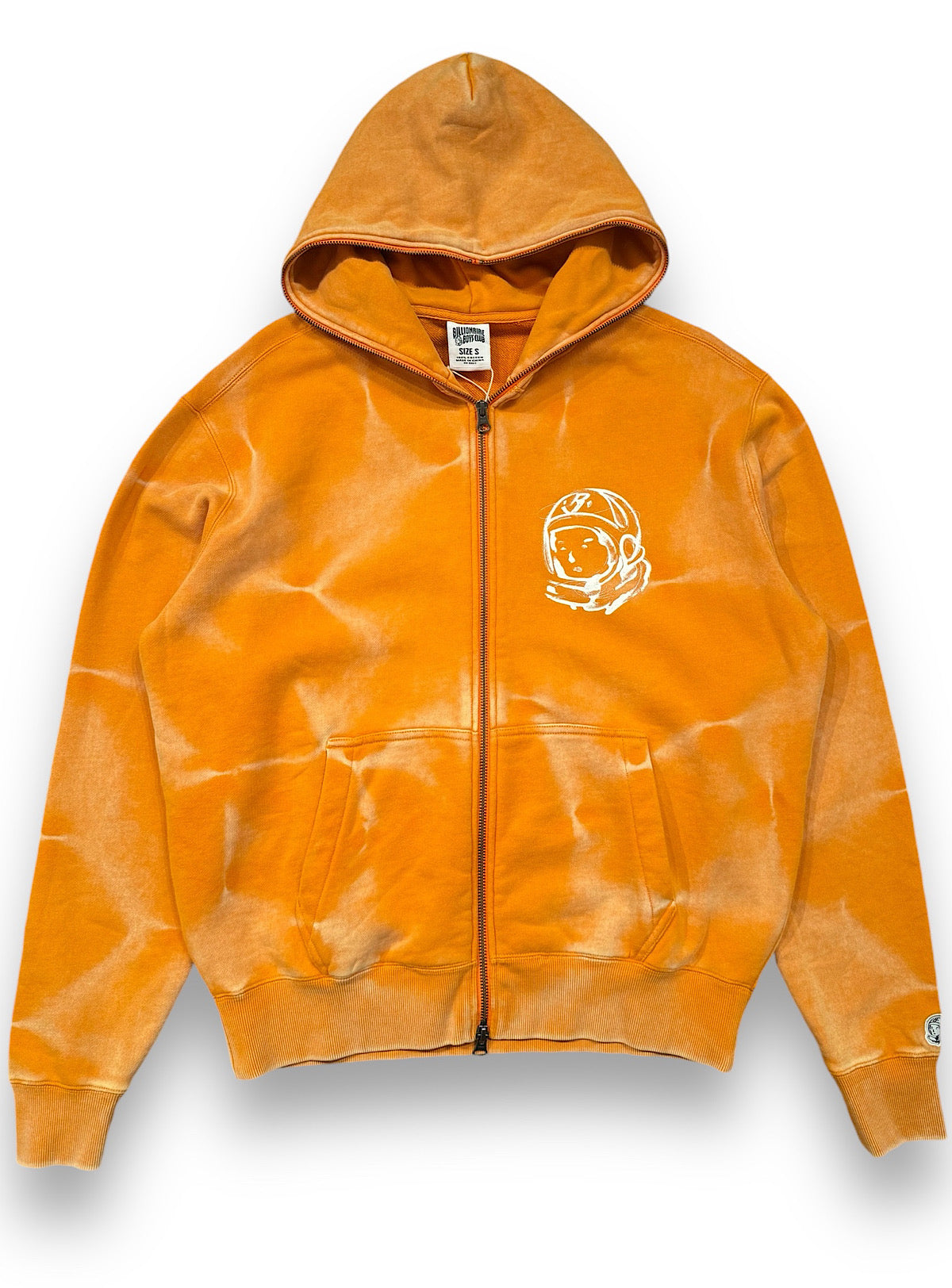 Billionaire Boys Club Hoodie - BB ZIP HELMET HOODIE  BRIGHT MARIGOLD - 841-9305