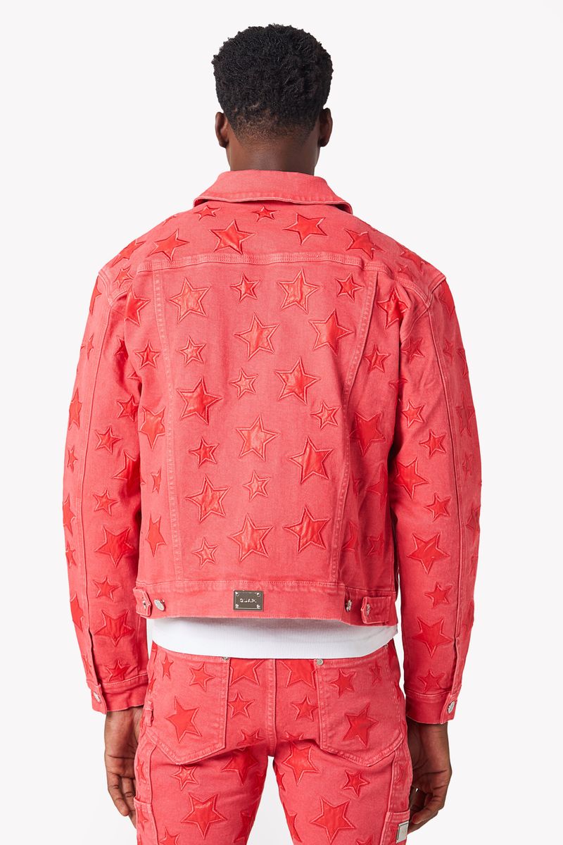 Guapi Jacket - Raspberry Stars - Red