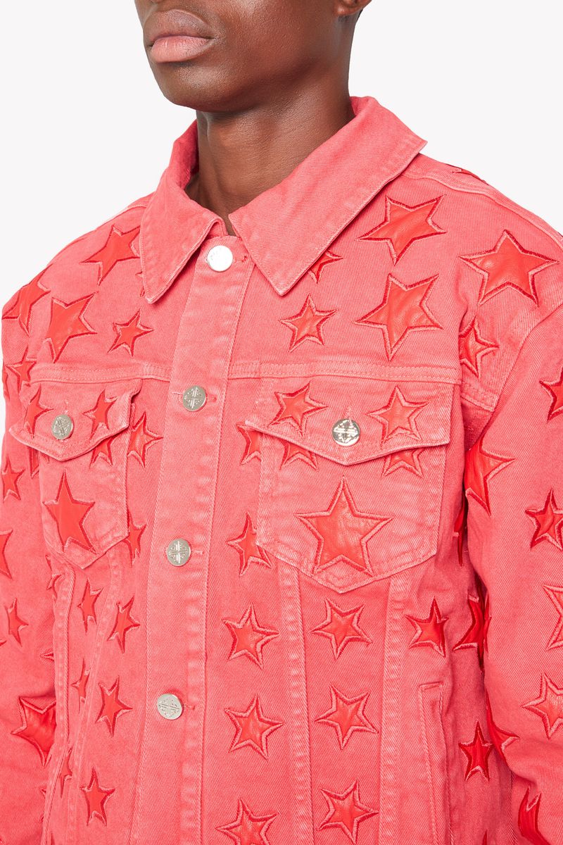 Guapi Jacket - Raspberry Stars - Red