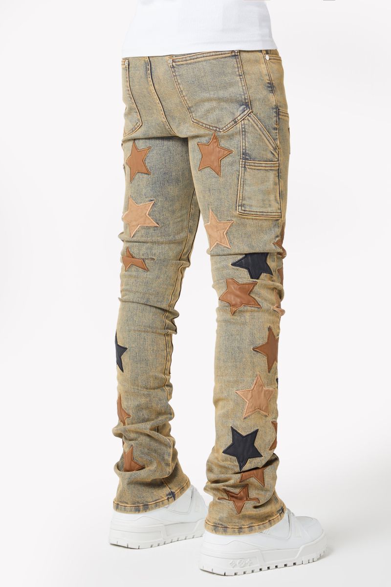 Guapi Jeans - Vintage Stars - Tan Blue