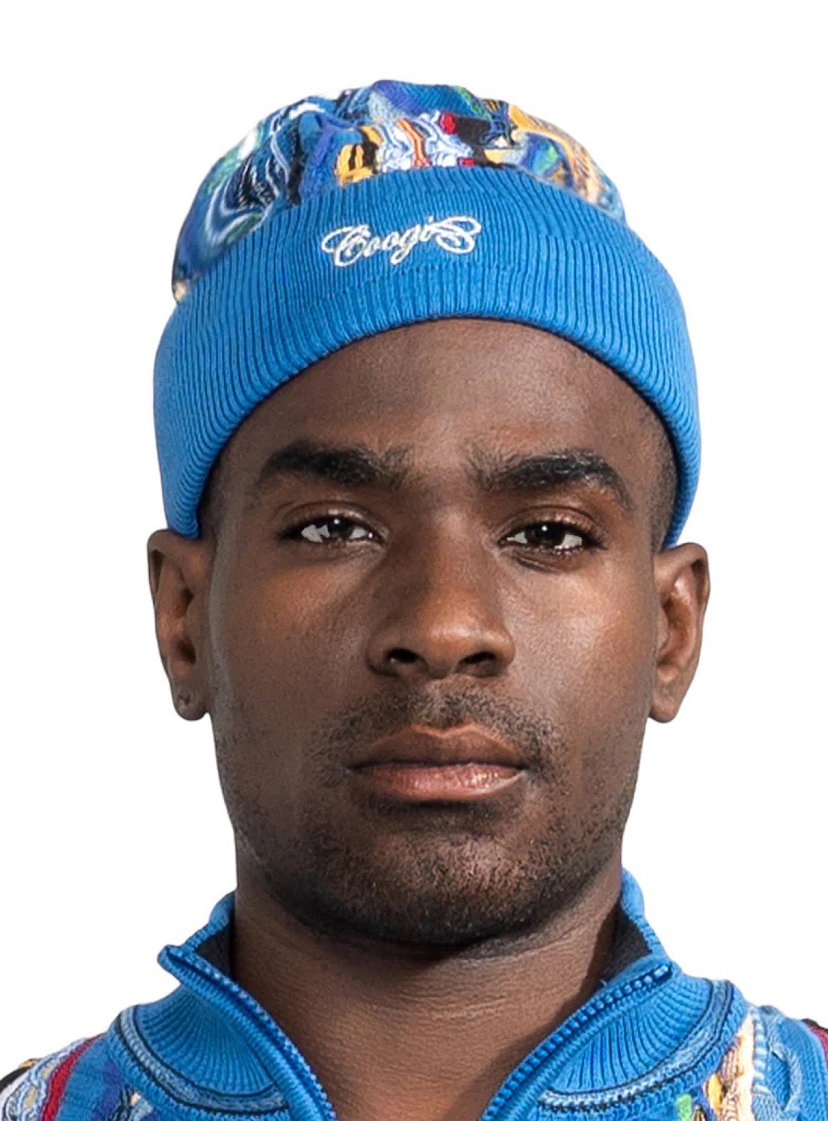 Coogi Hat - Byron Beanie - Blue And Multi - C83106