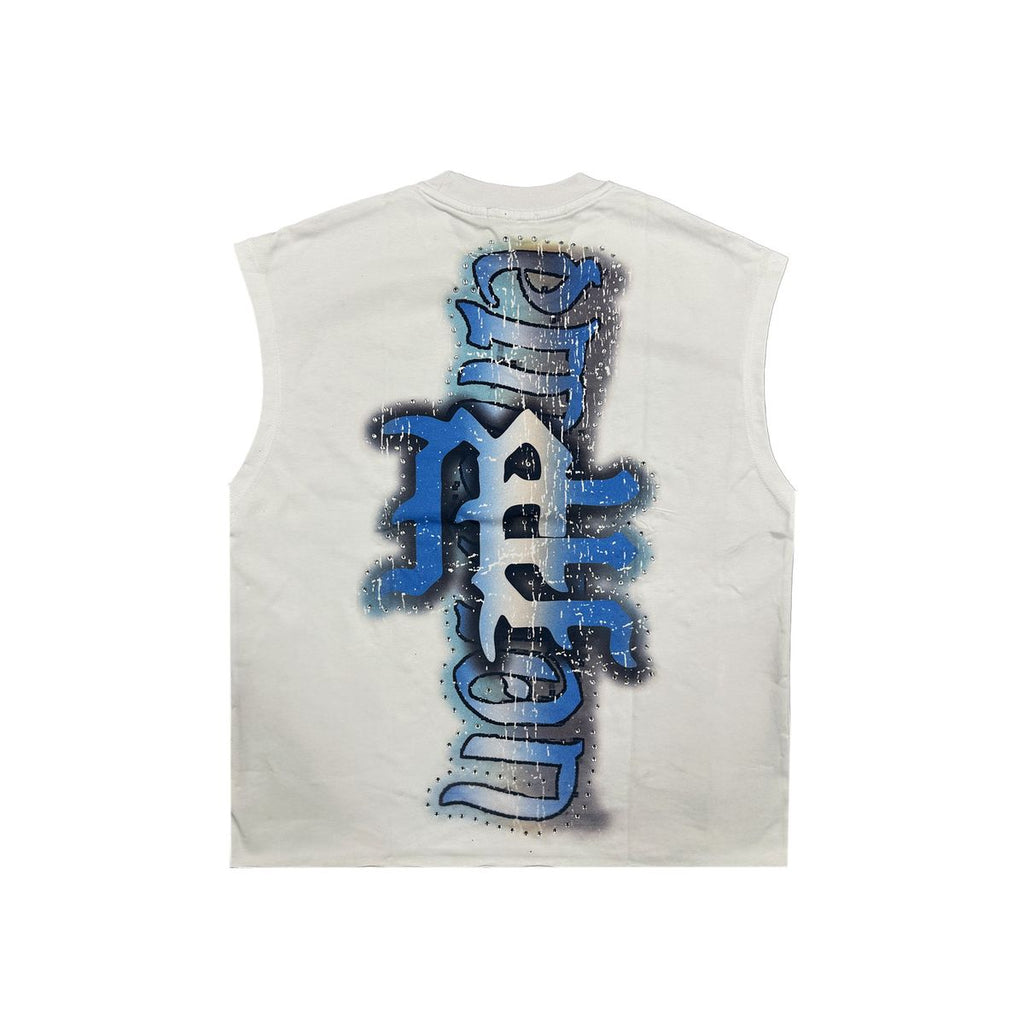 Mixed Emotion Tank Top - Angel - White