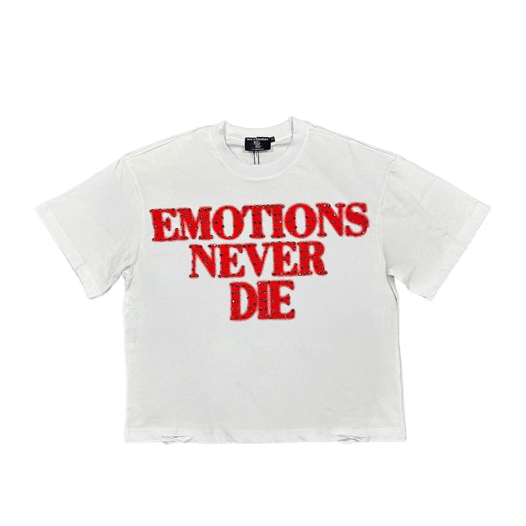 Mixed Emotion T-Shirt - End Rhinestone - Red